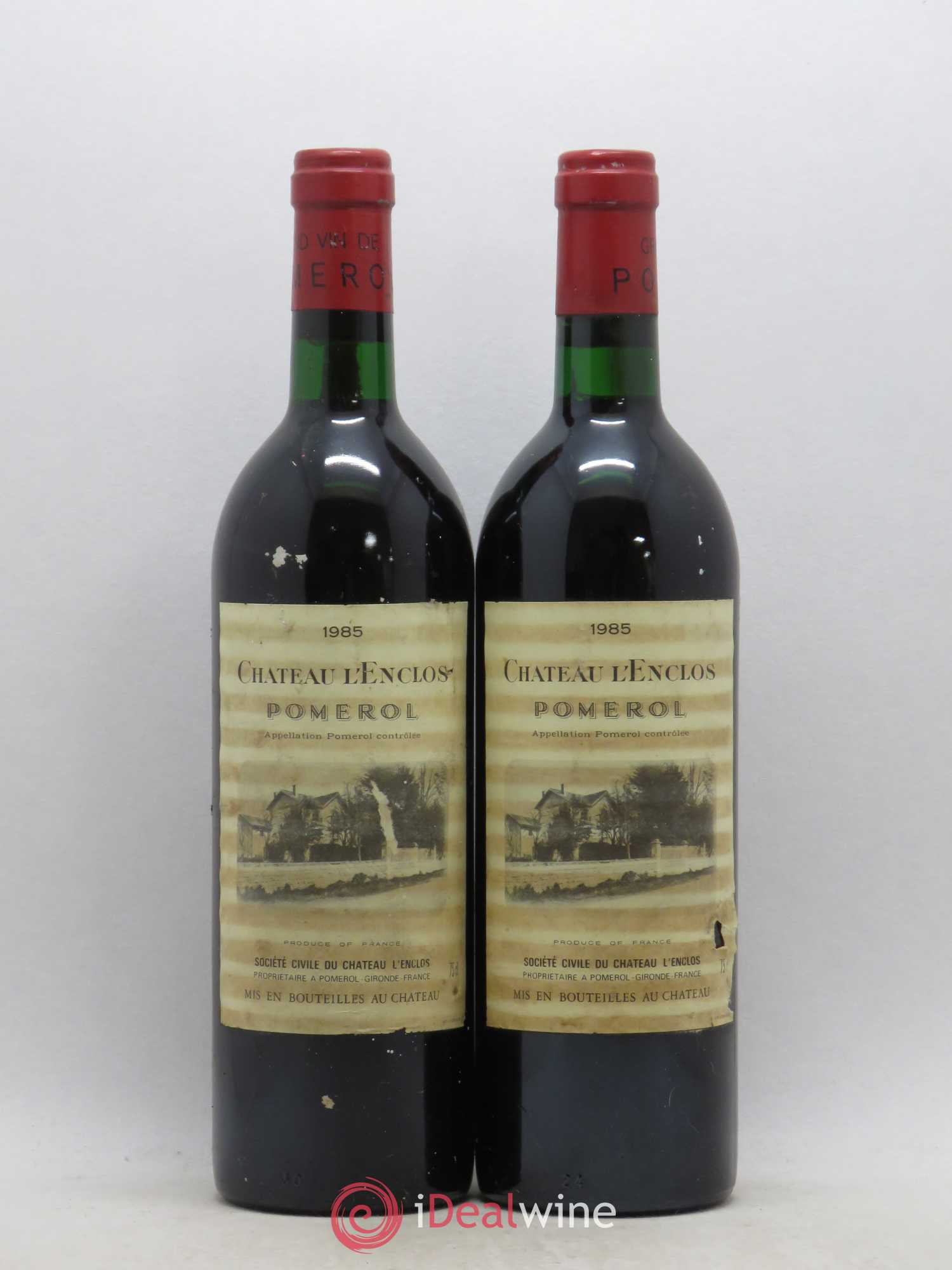 Château l' Enclos 1985 - Lot de 5 bouteilles - 2