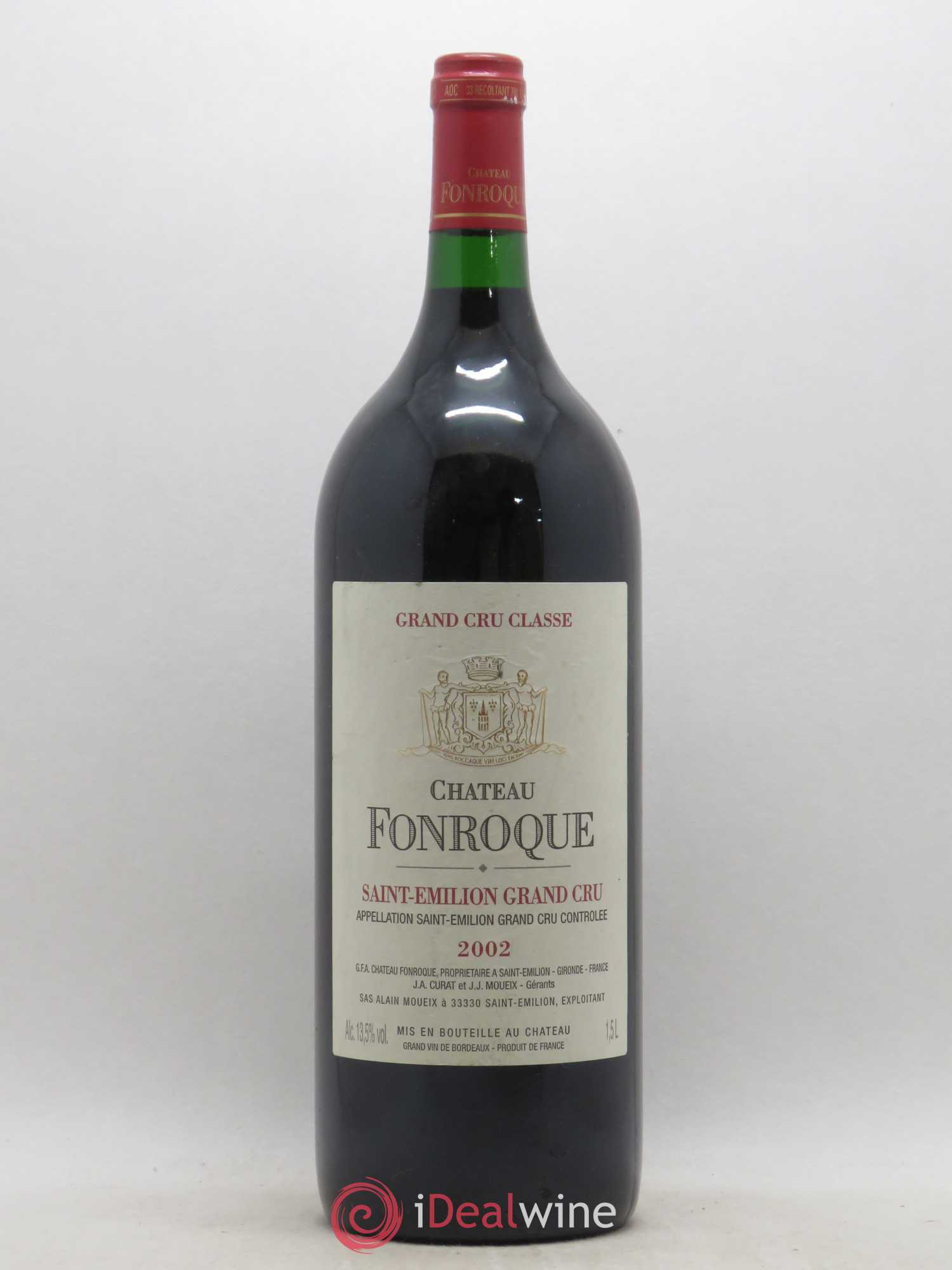 Château Fonroque Grand Cru Classé 2002 - Lot de 1 magnum - 0