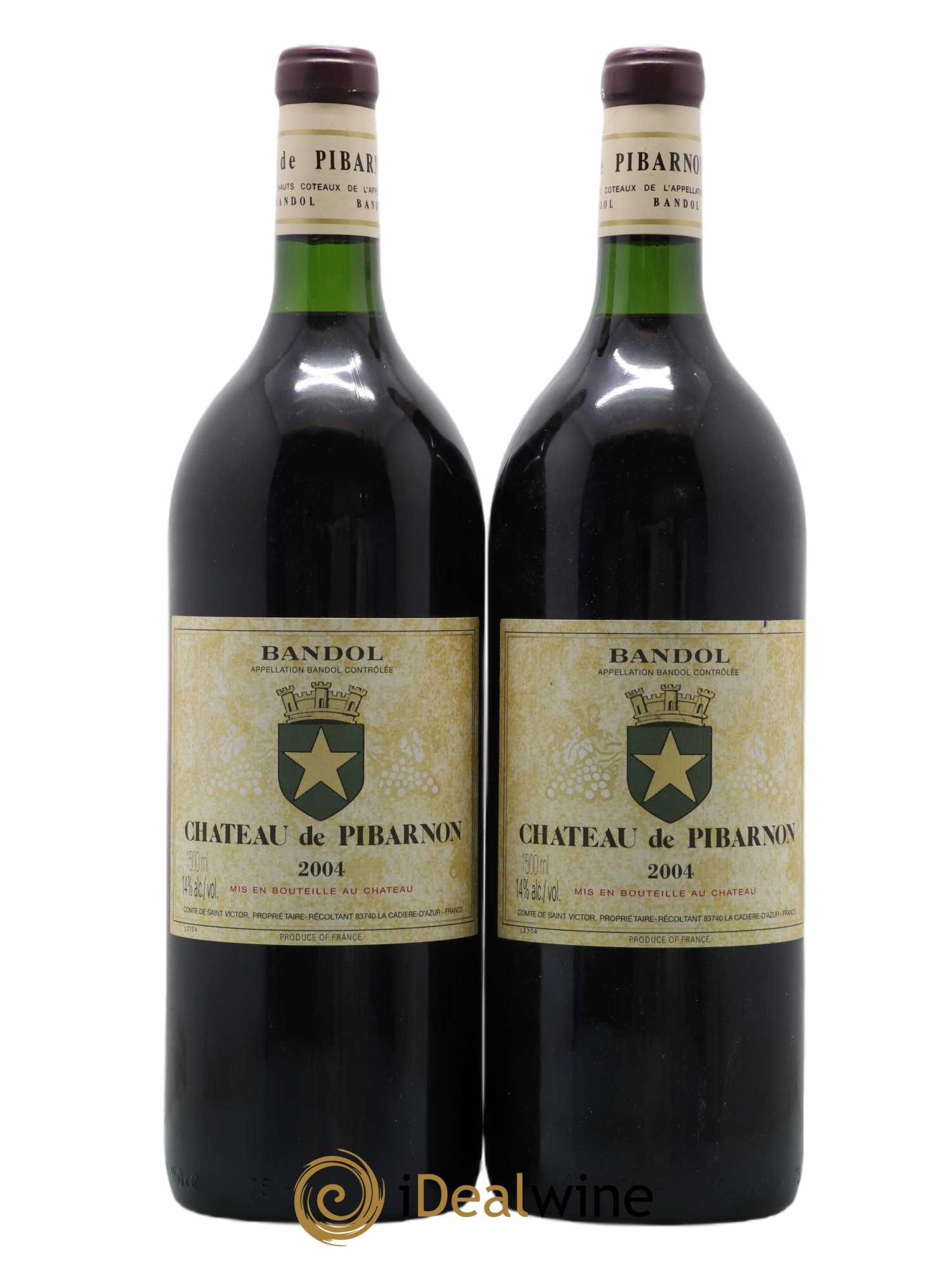Bandol Château de Pibarnon Comte de Saint-Victor 2004 - Lot de 2 magnums - 0