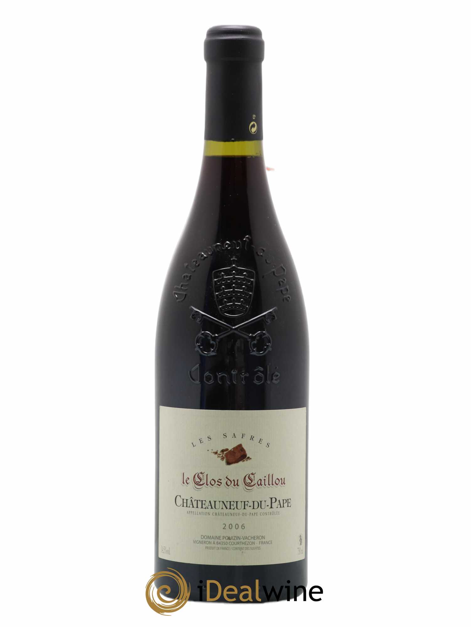 Châteauneuf-du-Pape Le Clos du Caillou Les Safres Sylvie Vacheron 2006 - Lot de 1 bouteille - 0