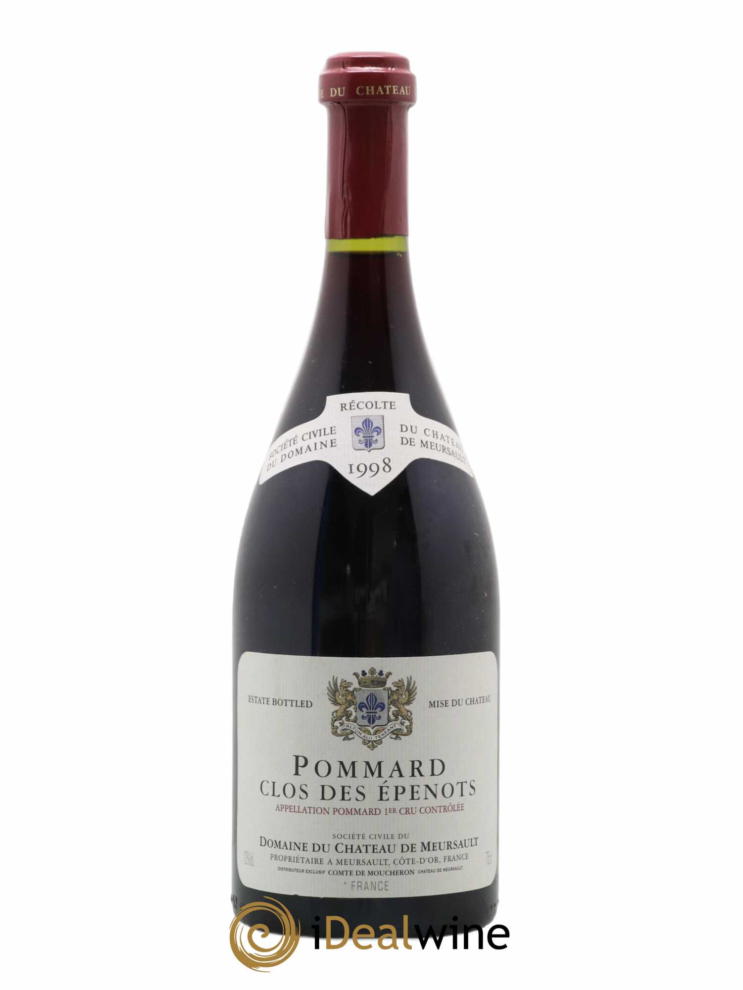 Pommard 1er Cru Clos des Epenots Château de Meursault 1998 - Lot de 1 bouteille - 0