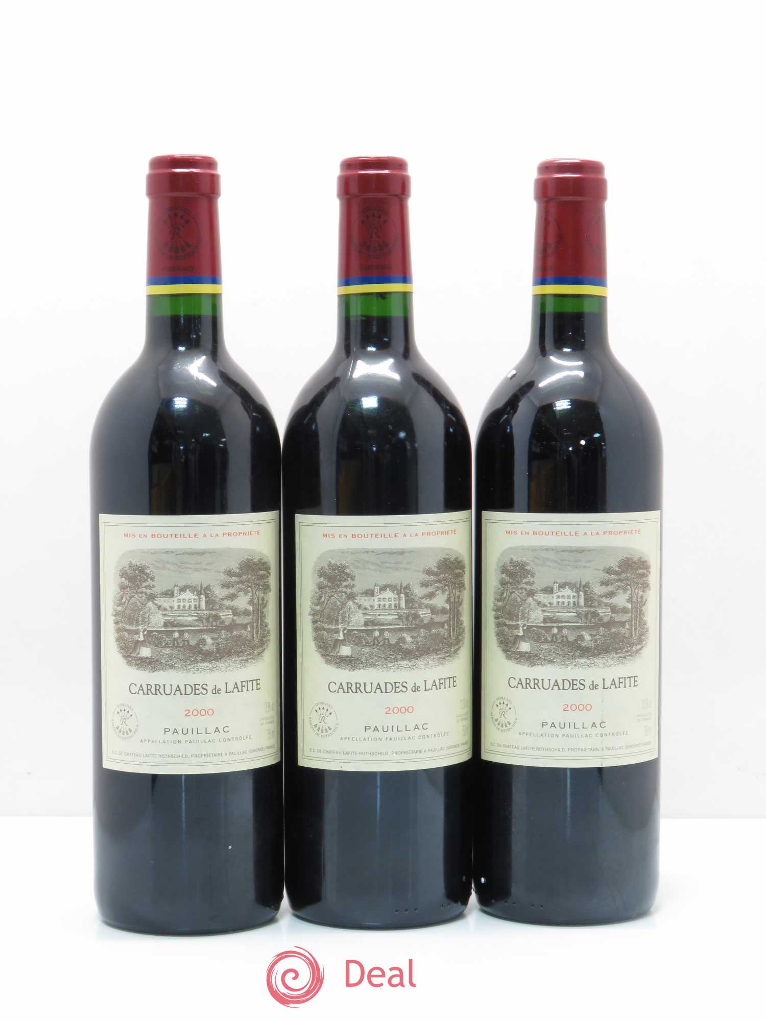 Carruades de Lafite Rothschild Second Vin 2000 - Lot de 6 bouteilles - 1