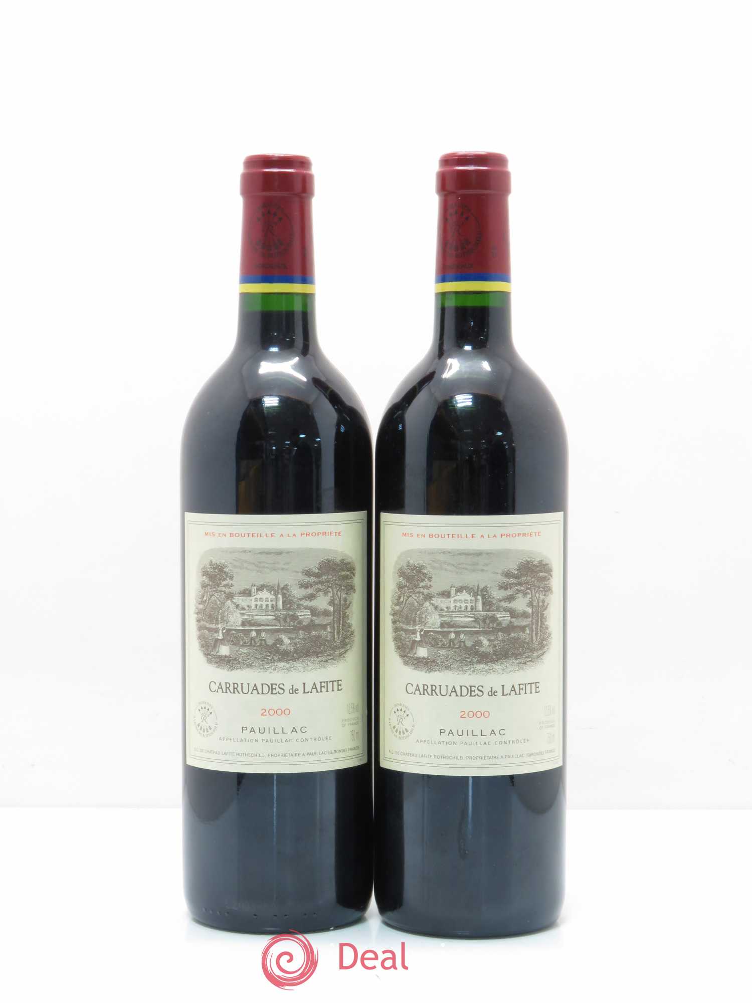 Carruades de Lafite Rothschild Second Vin 2000 - Lot de 2 bouteilles - 0
