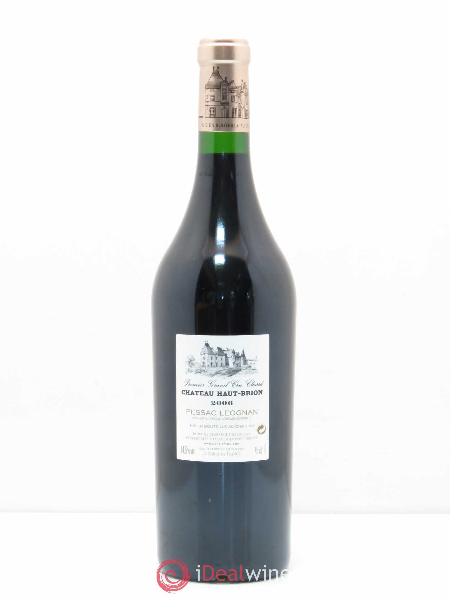 Château Haut Brion 1er Grand Cru Classé 2006 - Lot de 1 bouteille - 1