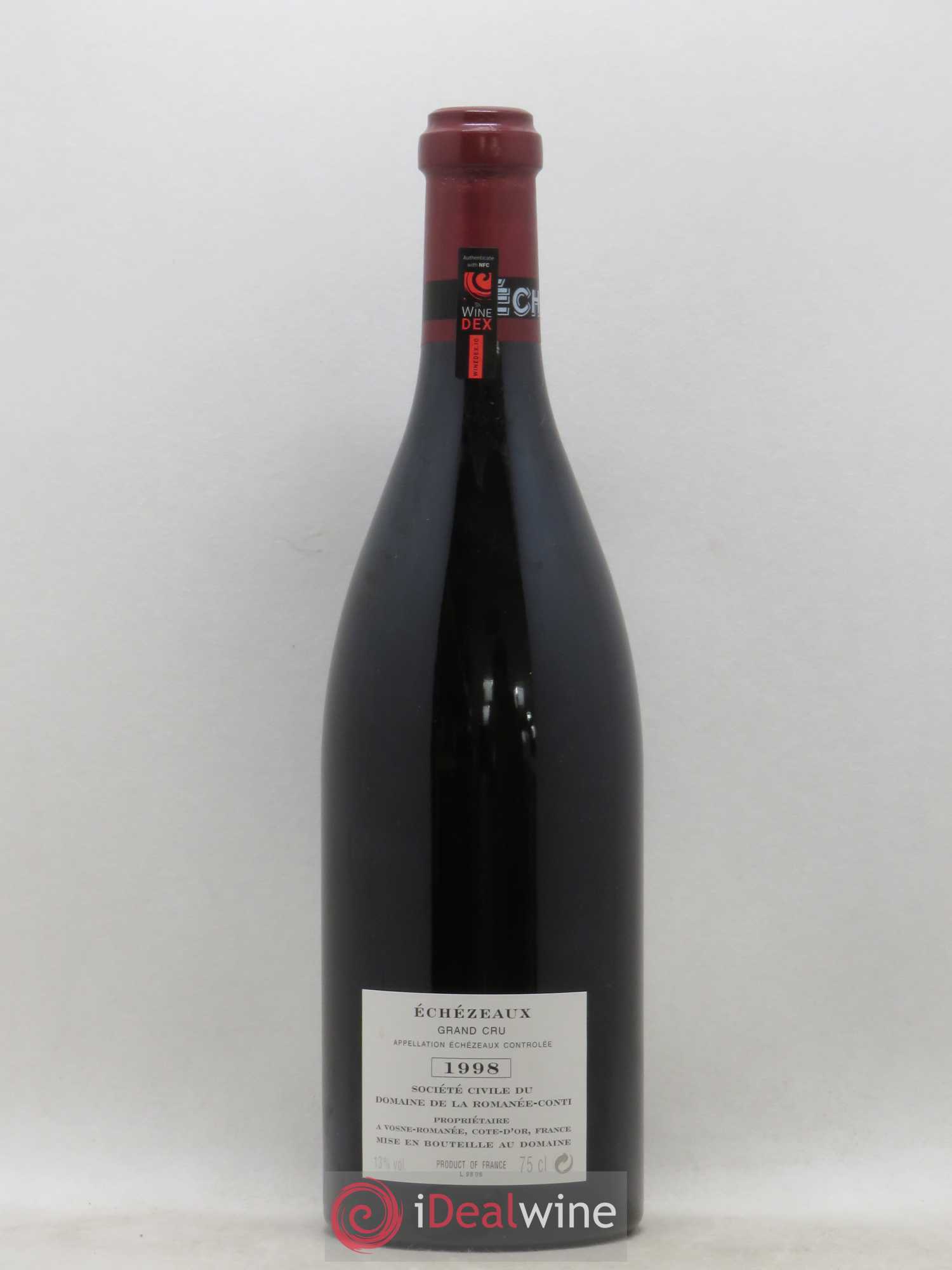 Echezeaux Grand Cru Domaine de la Romanée-Conti 1998 - Lot de 1 bouteille - 1