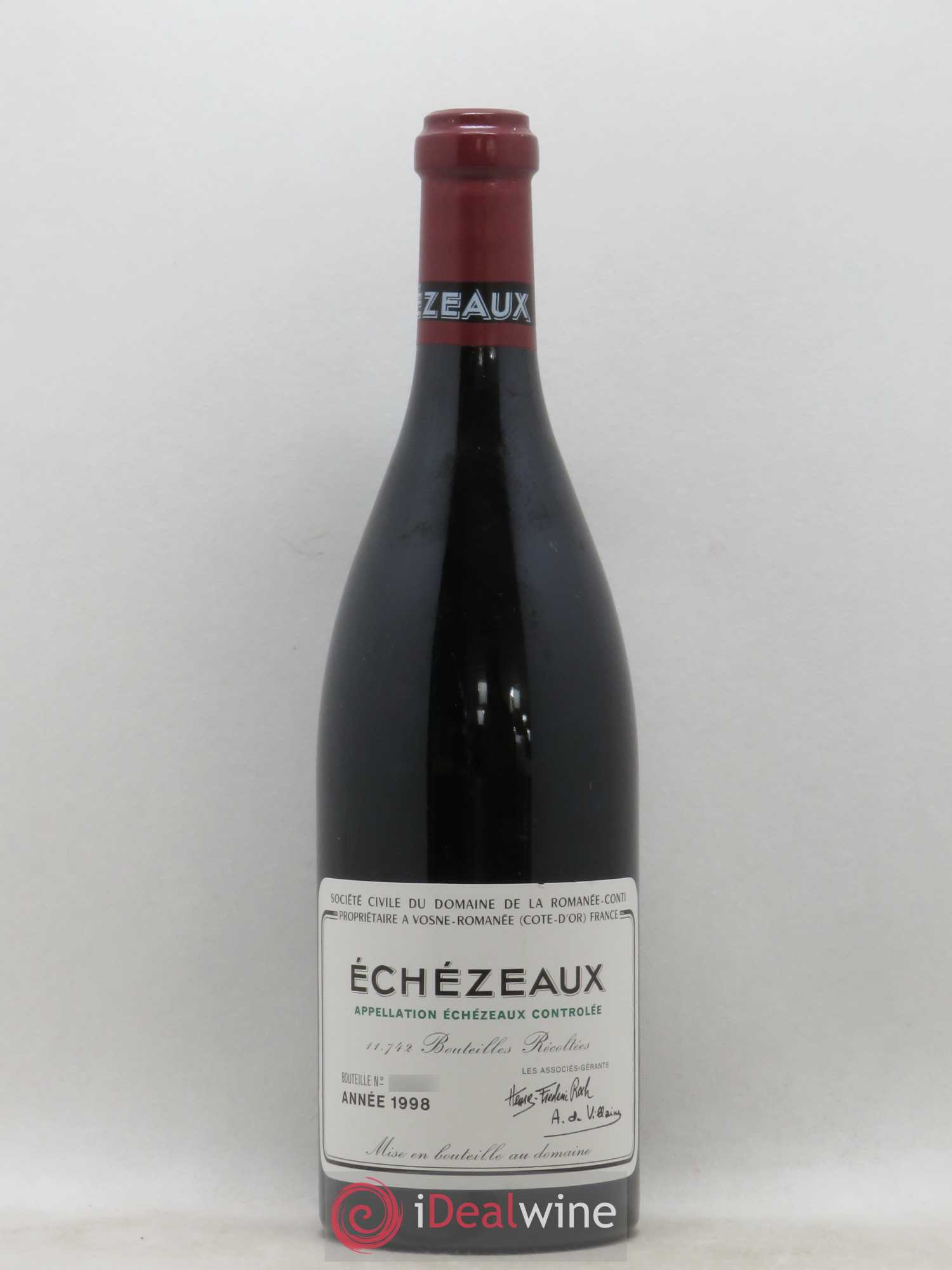 Echezeaux Grand Cru Domaine de la Romanée-Conti 1998 - Lot de 1 bouteille - 0