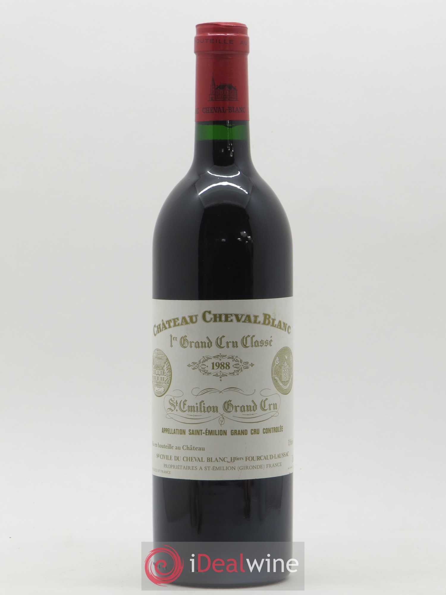 Château Cheval Blanc 1er Grand Cru Classé A 1988 - Lot de 1 bouteille - 0