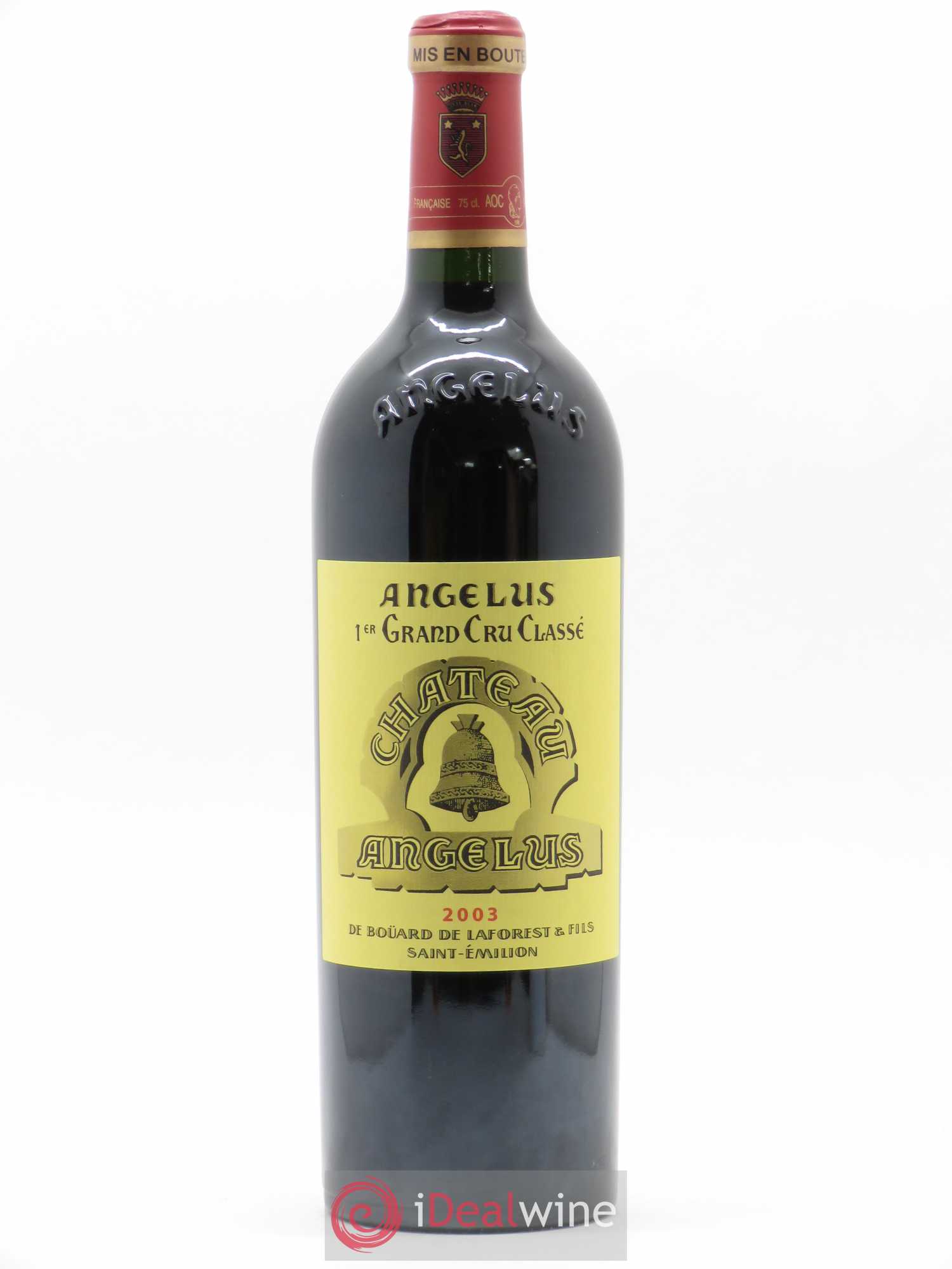 Château Angélus 1er Grand Cru Classé A 2003 - Lot de 1 bouteille - 0
