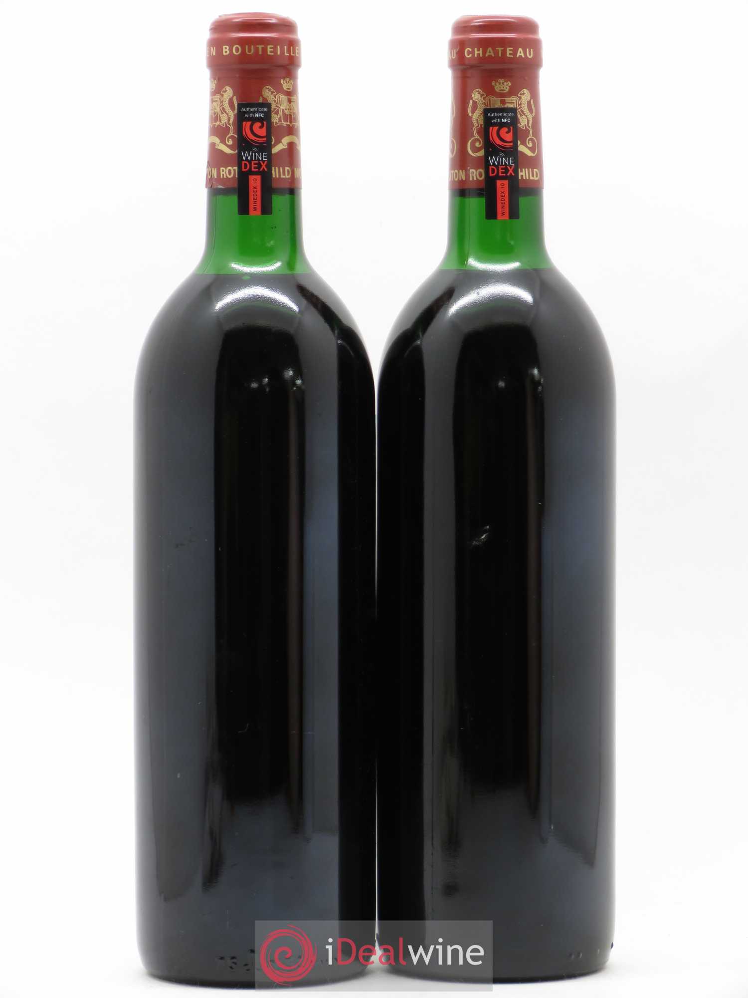 Château Mouton Rothschild 1er Grand Cru Classé 1986 - Lot de 2 bouteilles - 1