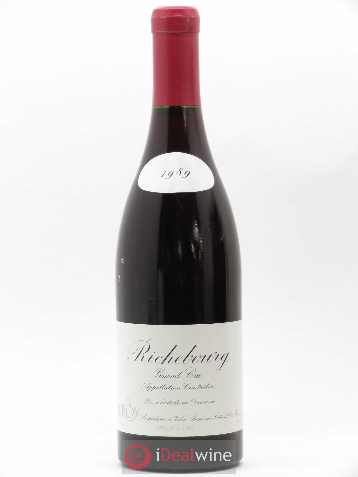 Richebourg Grand Cru Leroy (Domaine) 1989 - Posten von 1 Flasche - 0