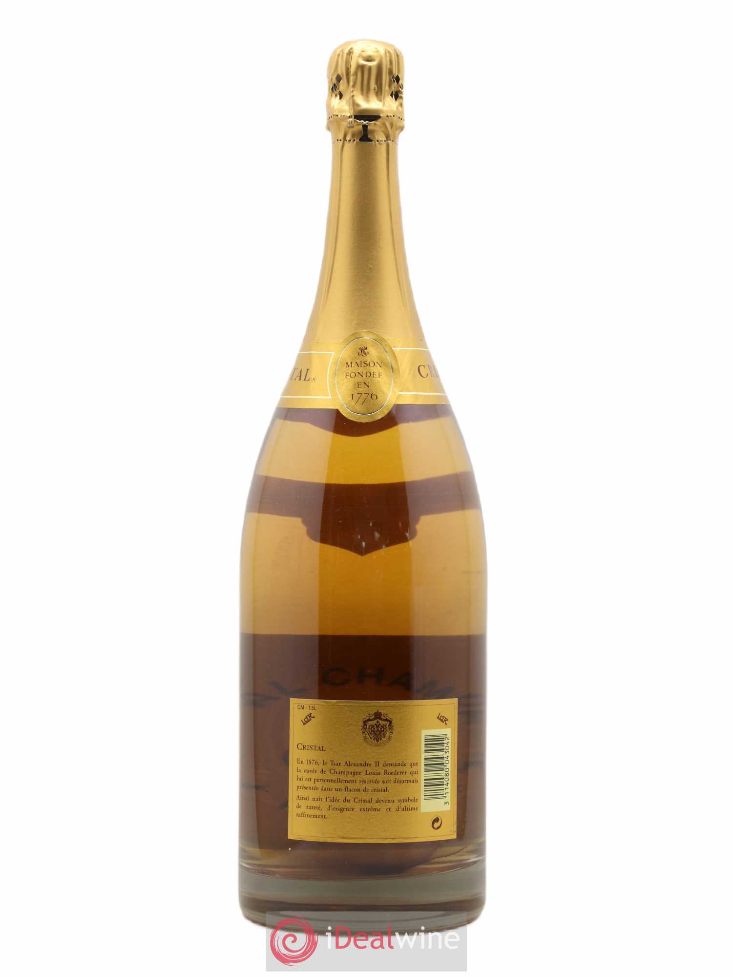 Cristal Louis Roederer Brut 1994 - Lot de 1 magnum - 1