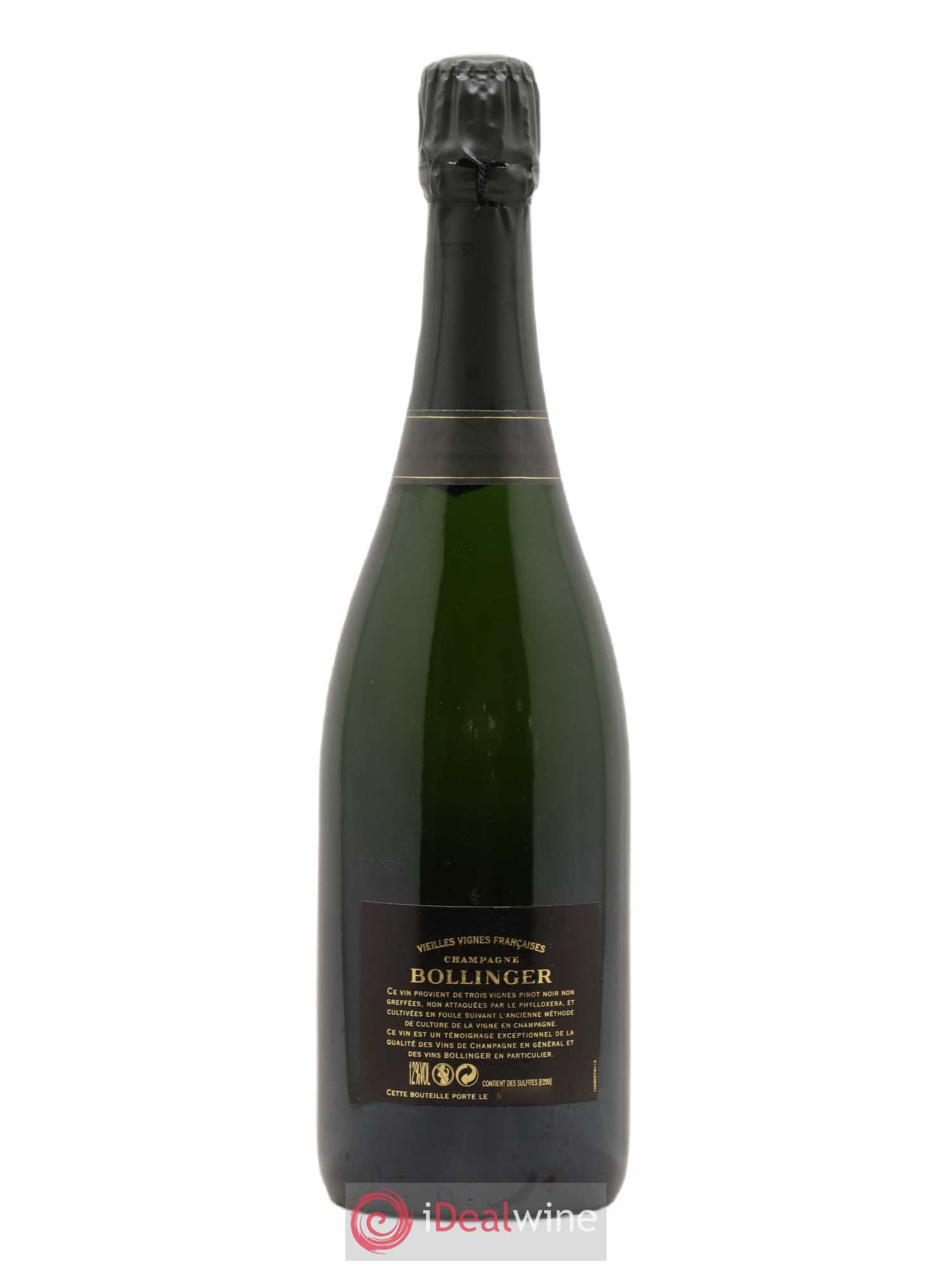 Brut Vieilles Vignes Françaises Bollinger Blanc de Noirs  1999 - Lot de 1 bouteille - 1