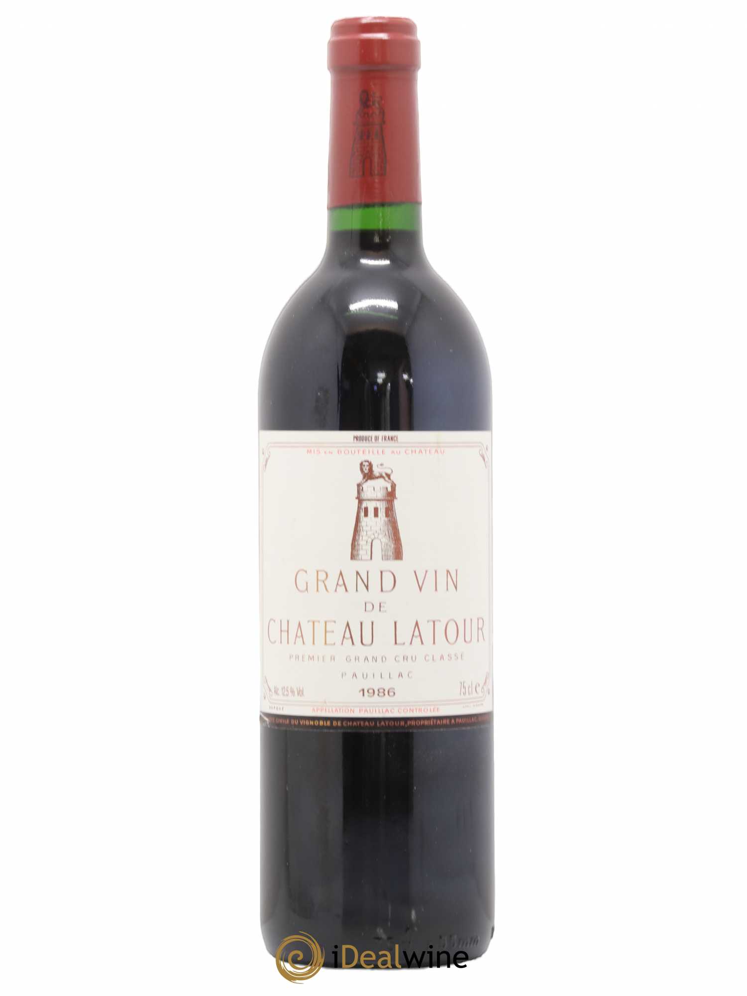 Château Latour 1er Grand Cru Classé 1986 - Lot de 1 bouteille - 0