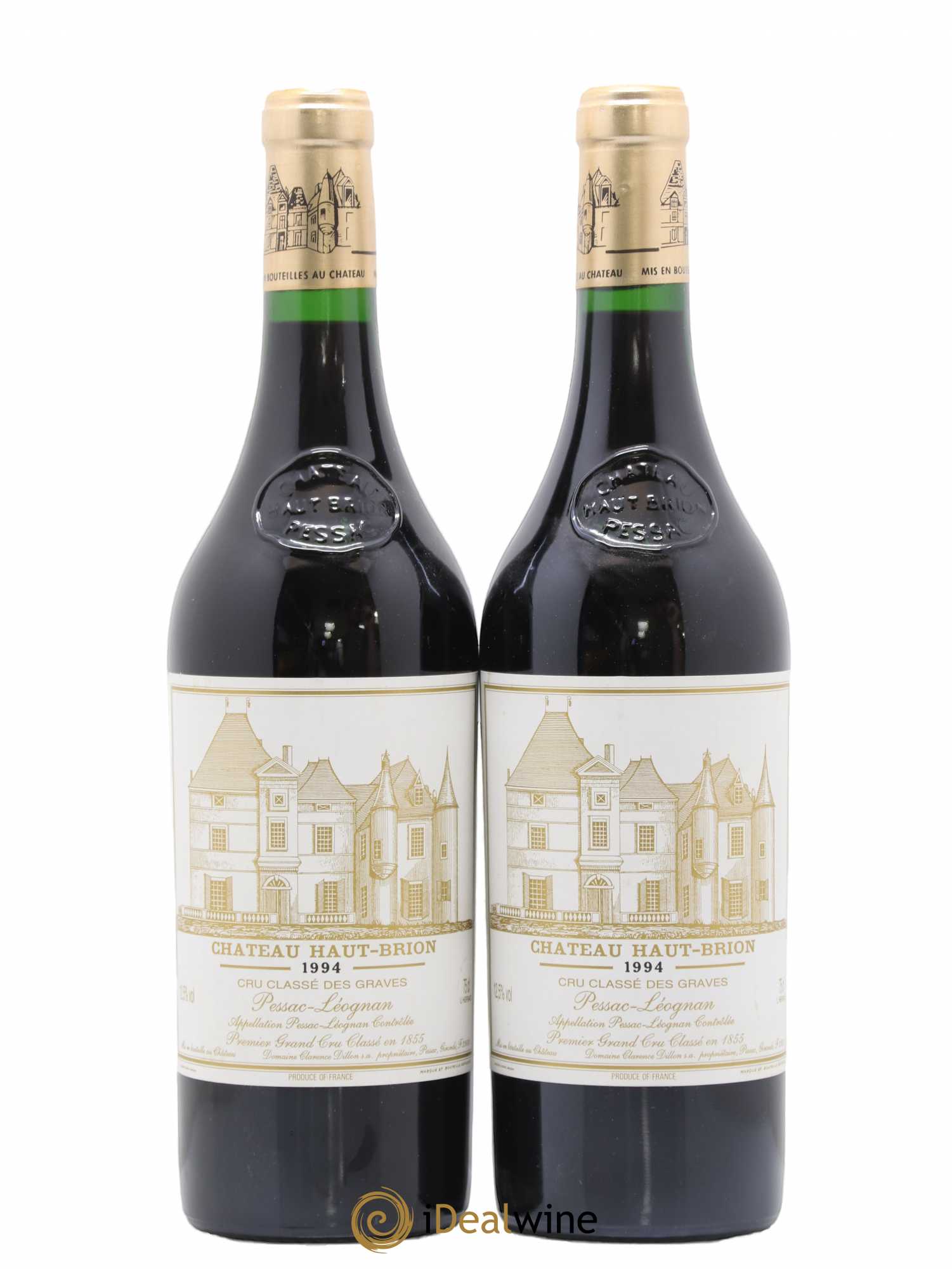 Château Haut Brion 1er Grand Cru Classé 1994 - Lot de 2 bouteilles - 0