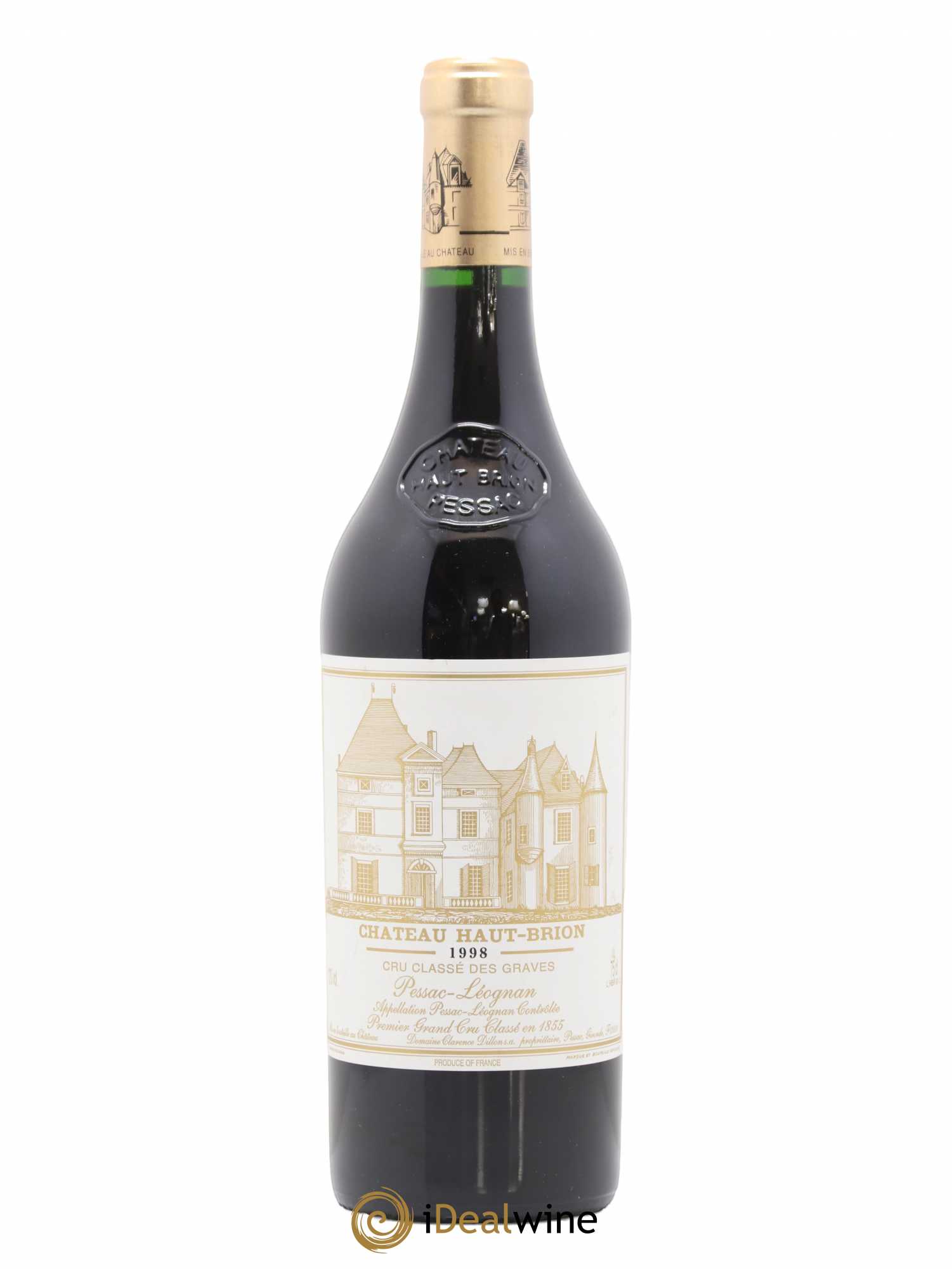 Château Haut Brion 1er Grand Cru Classé 1998 - Lot de 1 bouteille - 0