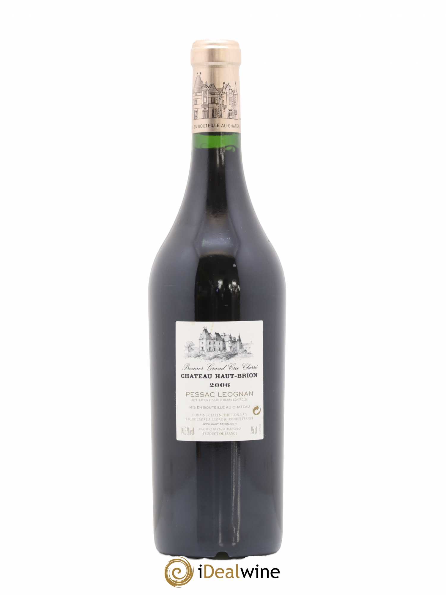 Château Haut Brion 1er Grand Cru Classé 2006 - Lot de 1 bouteille - 1