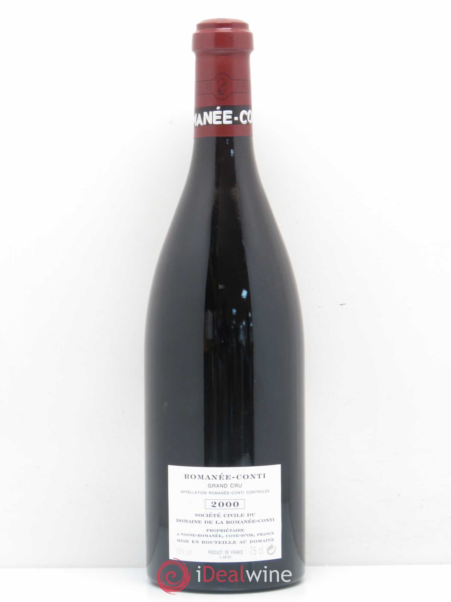 Romanée-Conti Grand Cru Domaine de la Romanée-Conti 2000 - Lot de 1 bouteille - 1