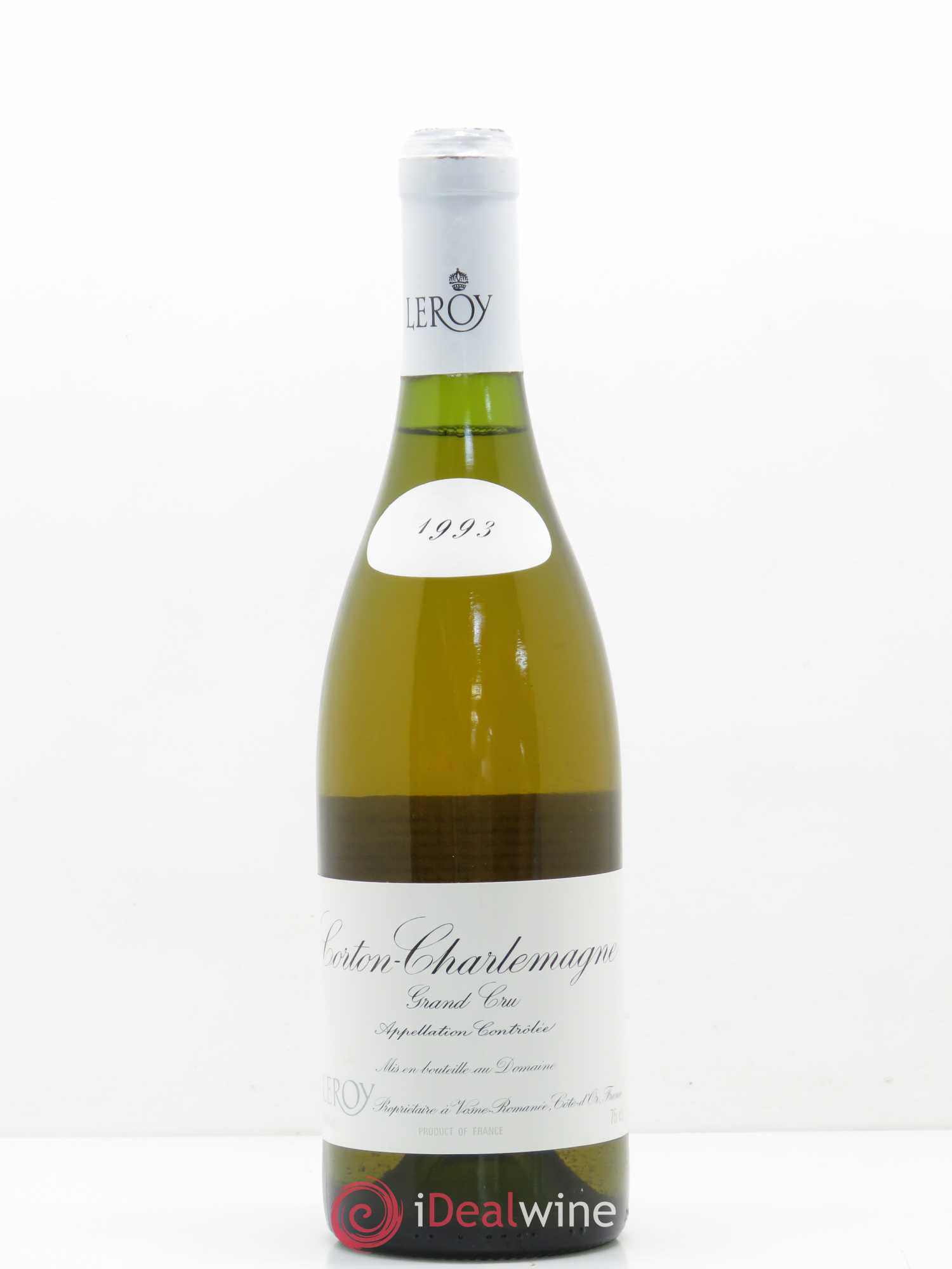 Corton-Charlemagne Grand Cru Leroy (Domaine) 1993 - Lot de 1 bouteille - 0