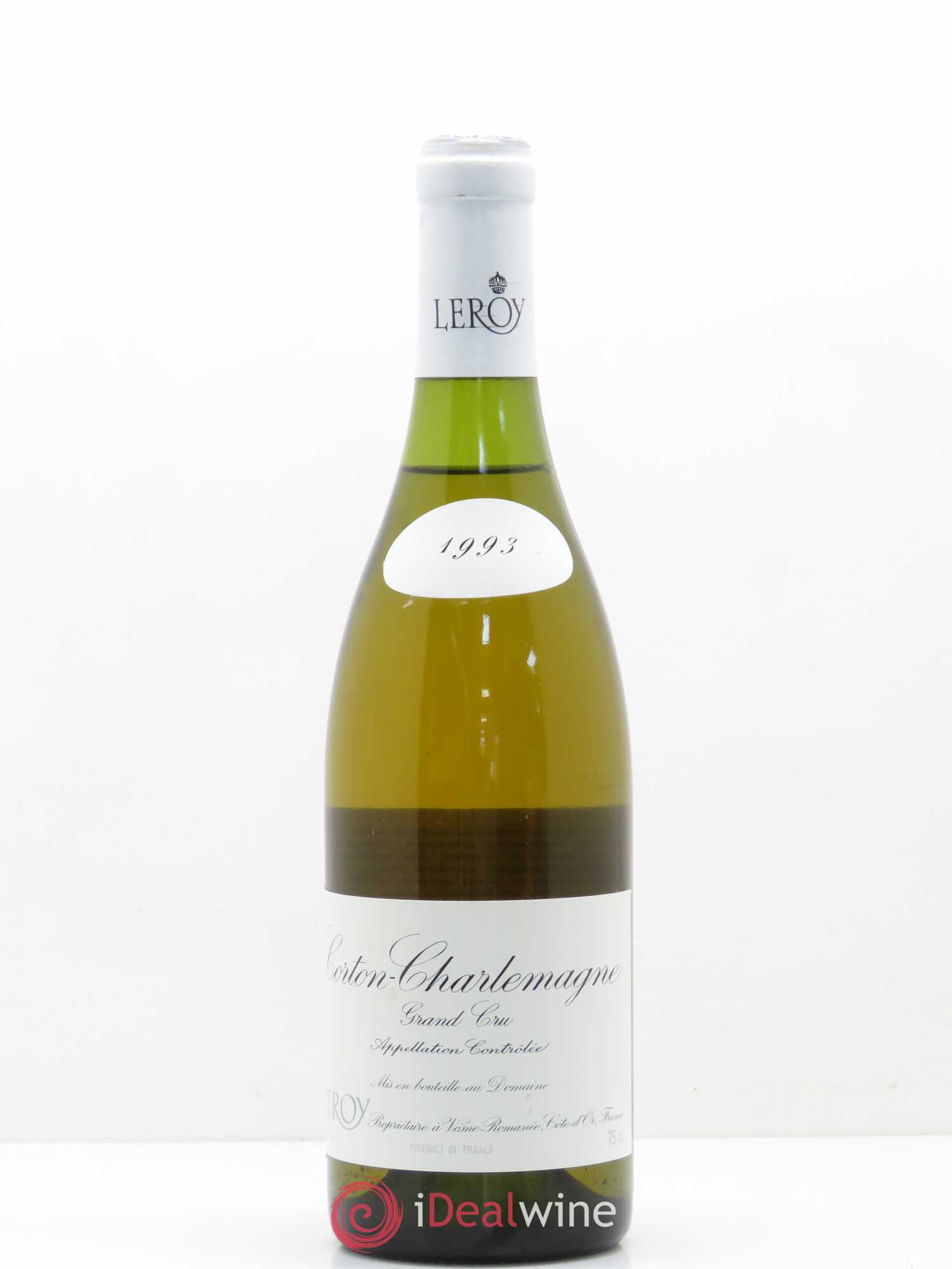 Corton-Charlemagne Grand Cru Leroy (Domaine) 1993 - Lot de 1 bouteille - 0