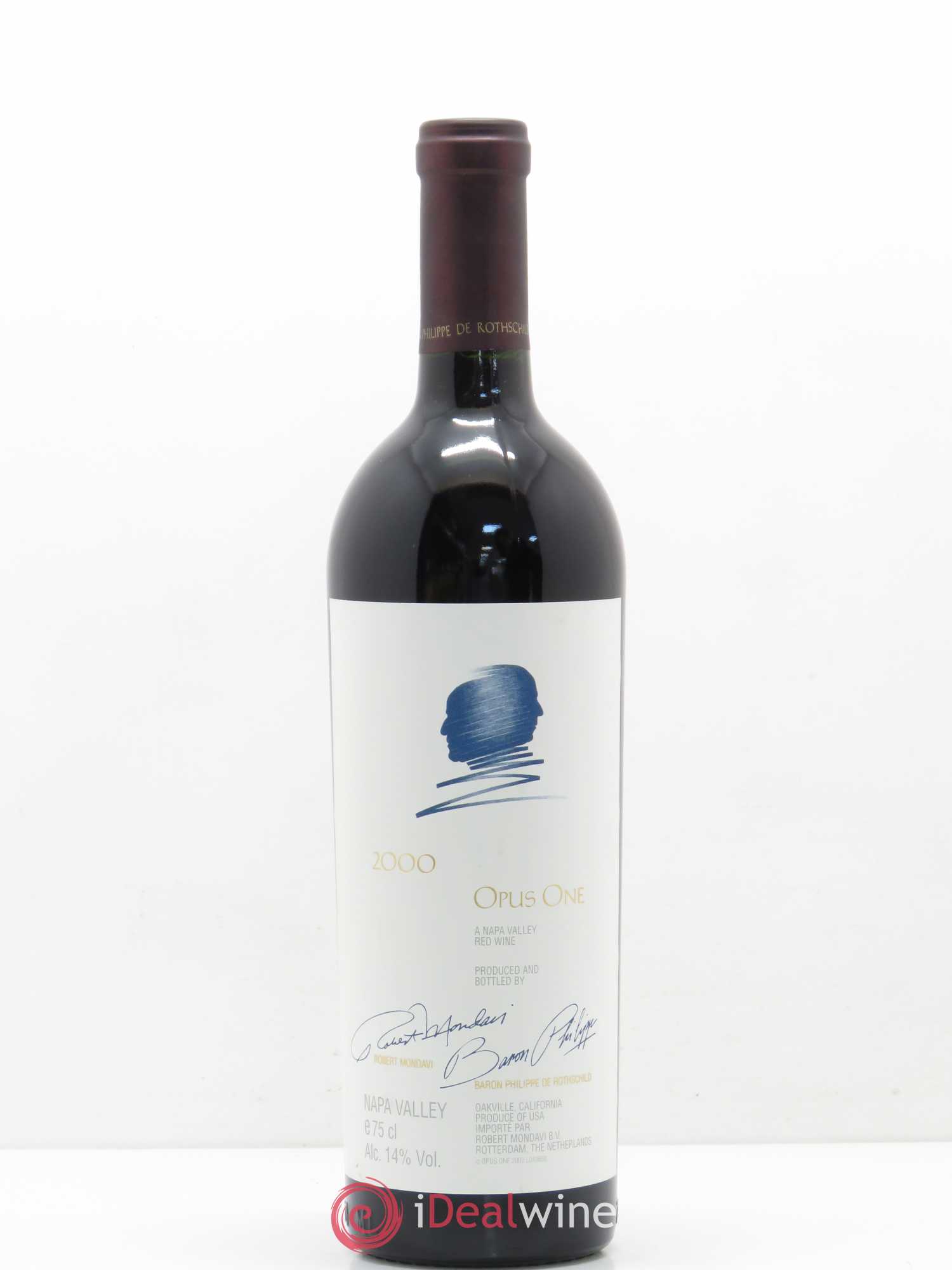 Napa Valley Opus One Robert Mondavi 2000 - Lot de 1 bouteille - 0