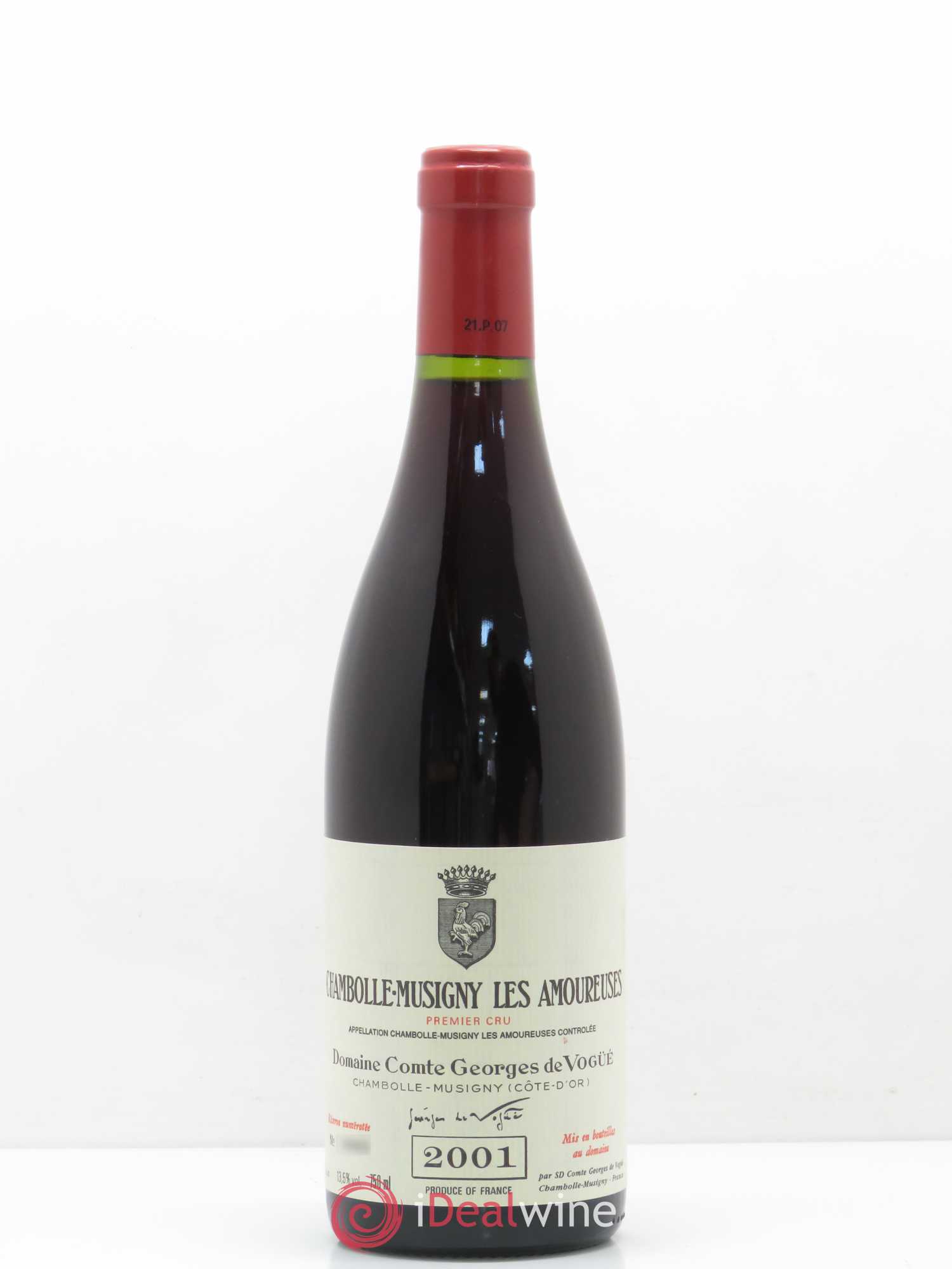 Chambolle-Musigny 1er Cru Les Amoureuses Comte Georges de Vogüé 2001 - Lot de 1 bouteille - 0