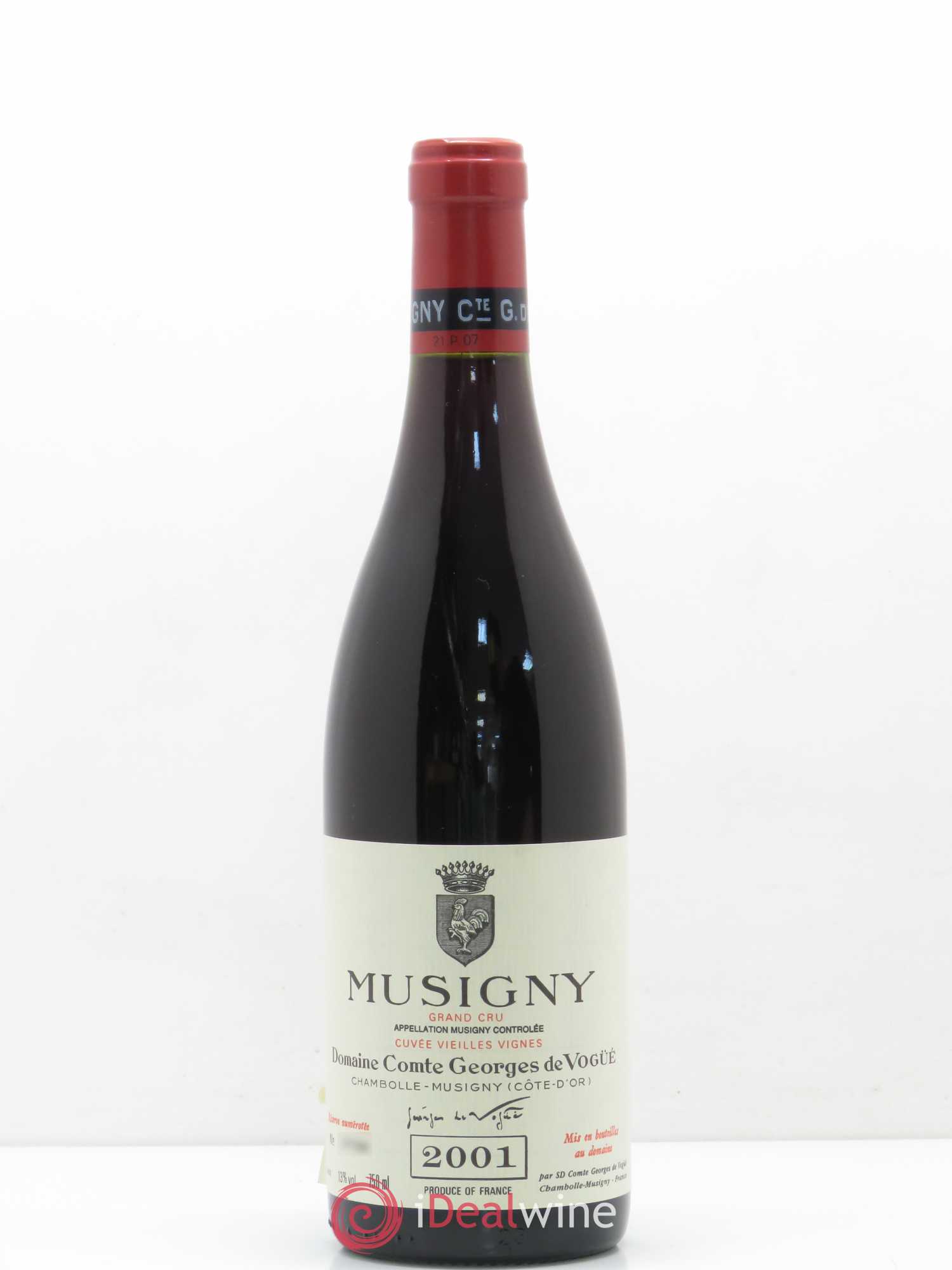 Musigny Grand Cru Cuvée Vieilles Vignes Comte Georges de Vogüé vieilles vignes 2001 - Lot de 1 bouteille - 0