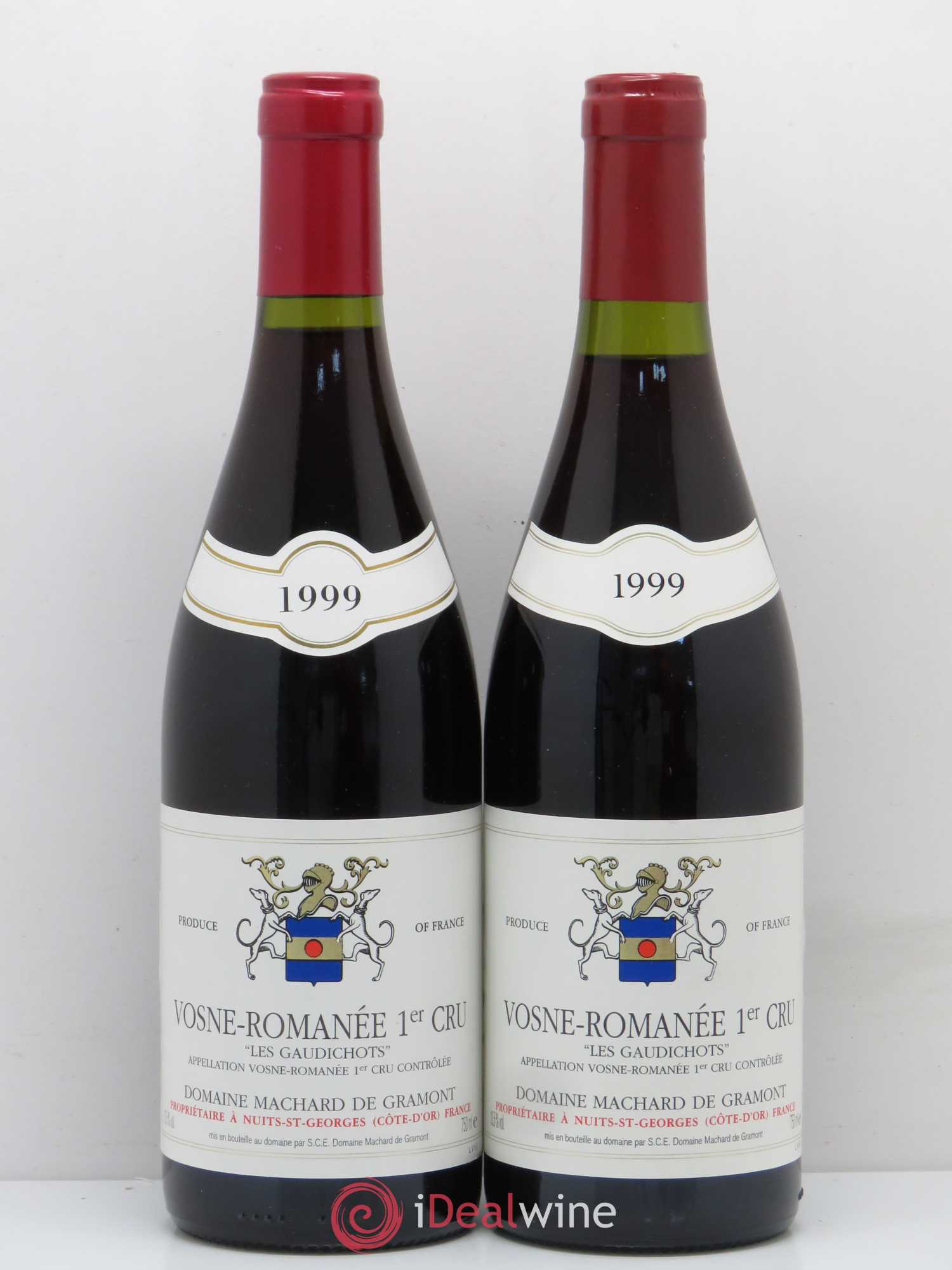 Vosne-Romanée 1er Cru Domaine Machard de Gramont 1999 - Posten von 2 Flaschen - 0