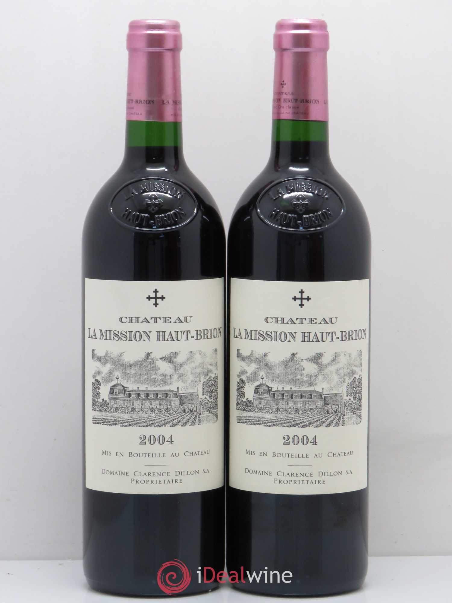 Château la Mission Haut-Brion Cru Classé de Graves 2004 - Lot de 2 bouteilles - 0