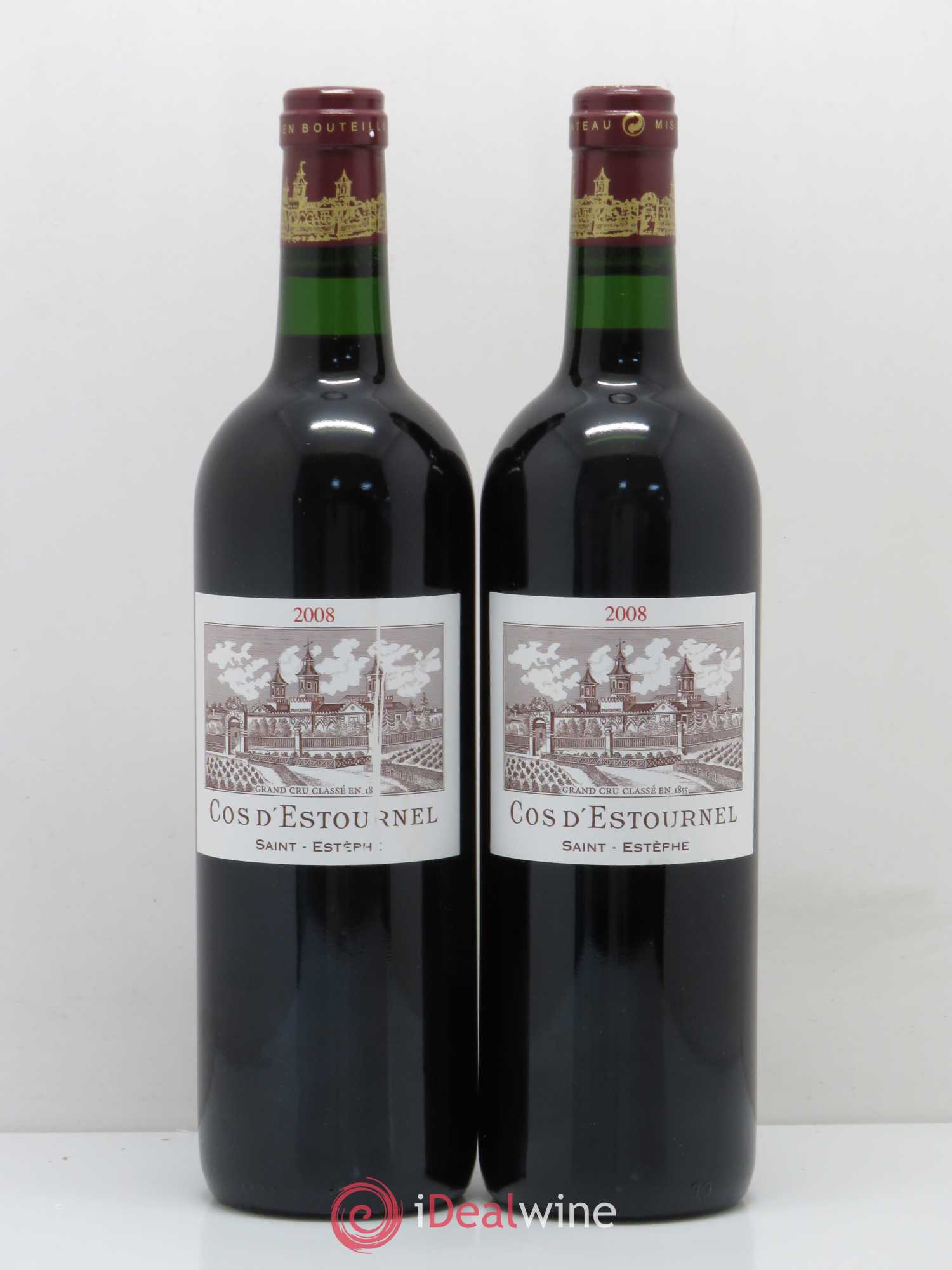 Cos d'Estournel 2ème Grand Cru Classé 2008 - Lot de 2 bouteilles - 0