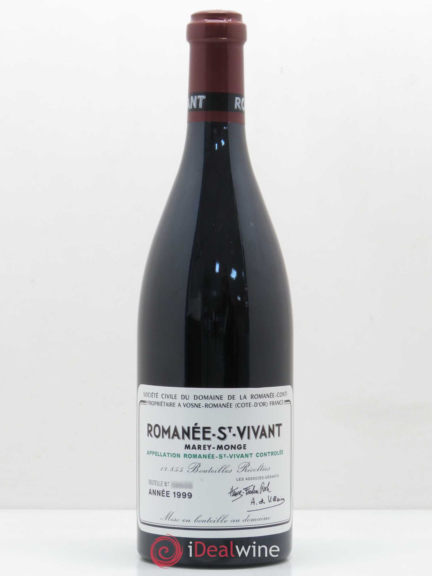 Romanée-Saint-Vivant Grand Cru Domaine de la Romanée-Conti 1999 - Lot de 1 bouteille - 0
