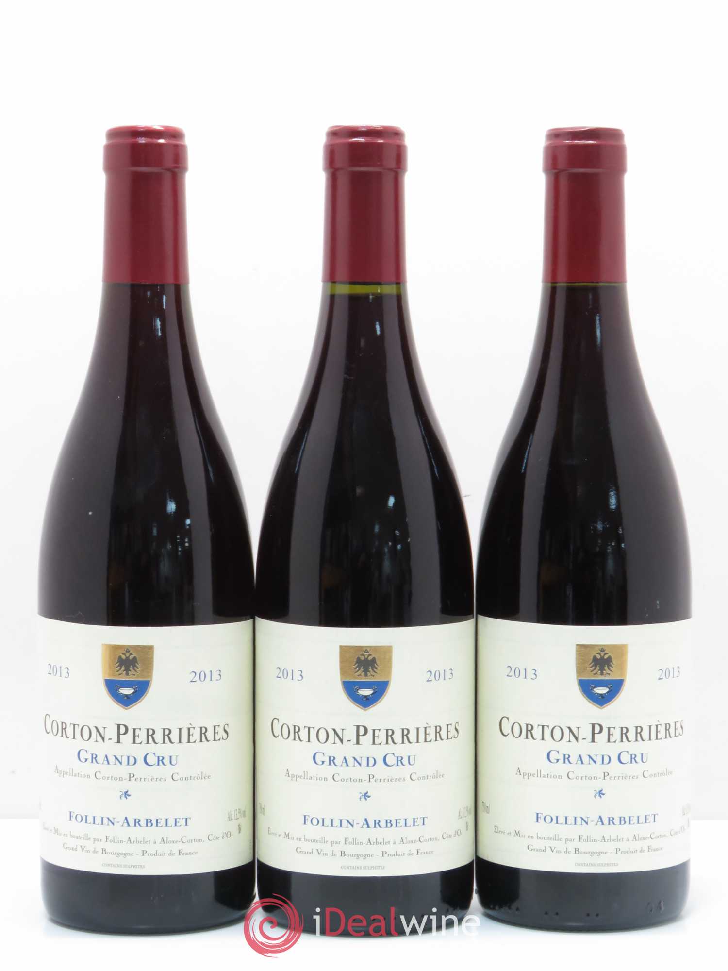 Corton Grand Cru Follin-Arbelet (Domaine) Perrières 2013 - Lot de 6 bouteilles - 1