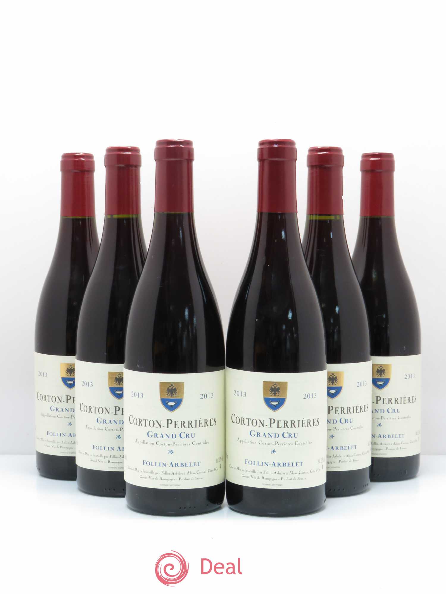 Corton Grand Cru Follin-Arbelet (Domaine) Perrières 2013 - Lot de 6 bouteilles - 0
