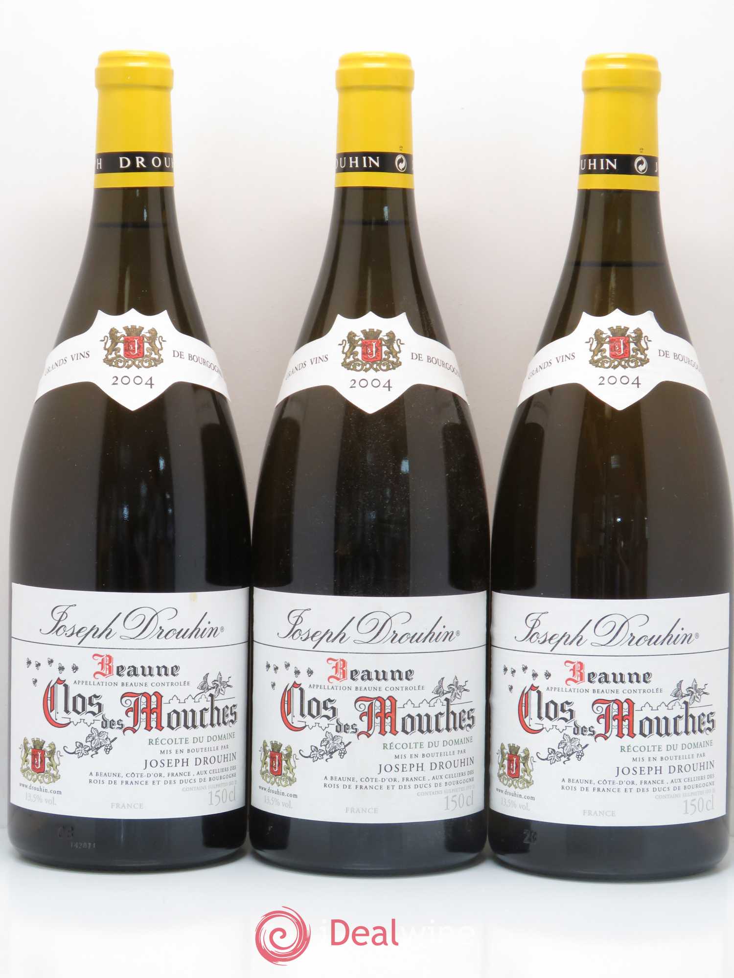 Beaune 1er Cru Clos des Mouches Joseph Drouhin 2004 - Lot de 3 bouteilles - 0