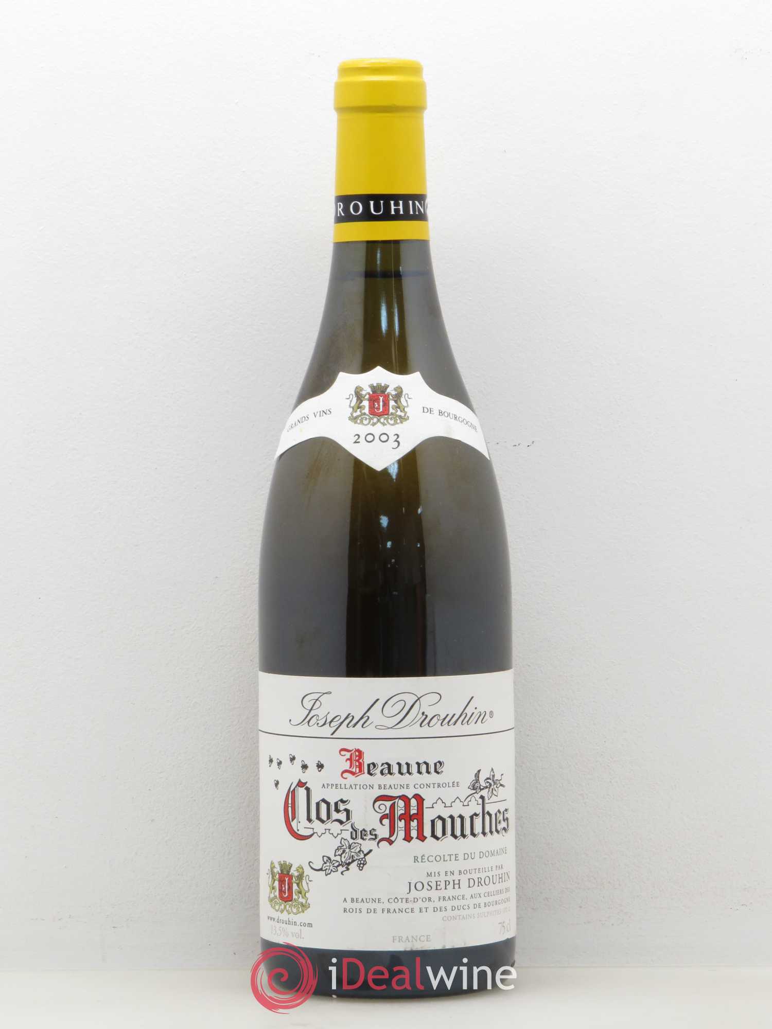 Beaune 1er Cru Clos des Mouches Joseph Drouhin 2003 - Lot de 1 bouteille - 0