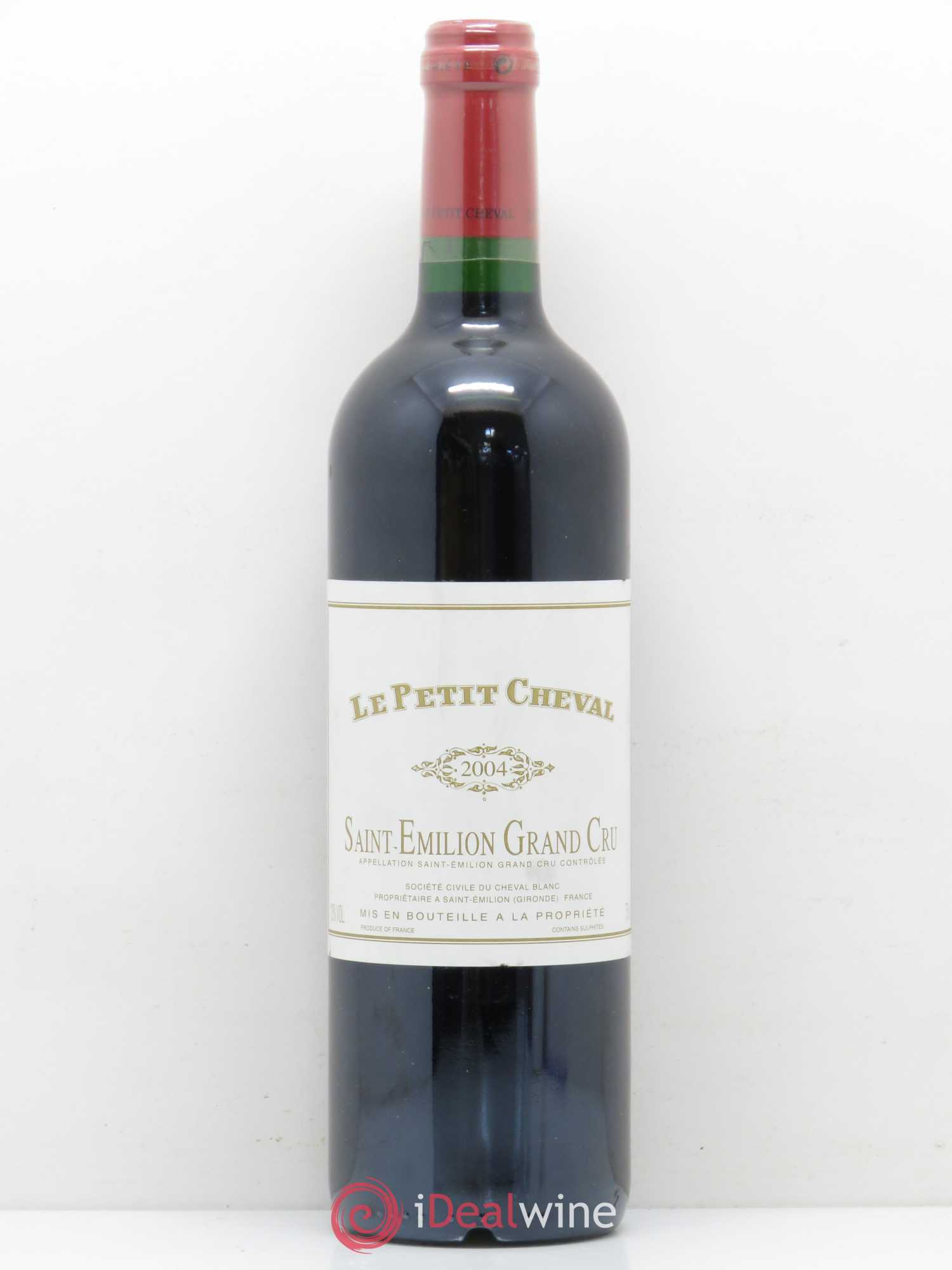 Le Petit Cheval Second Vin 2004 - Lot de 1 bouteille - 0