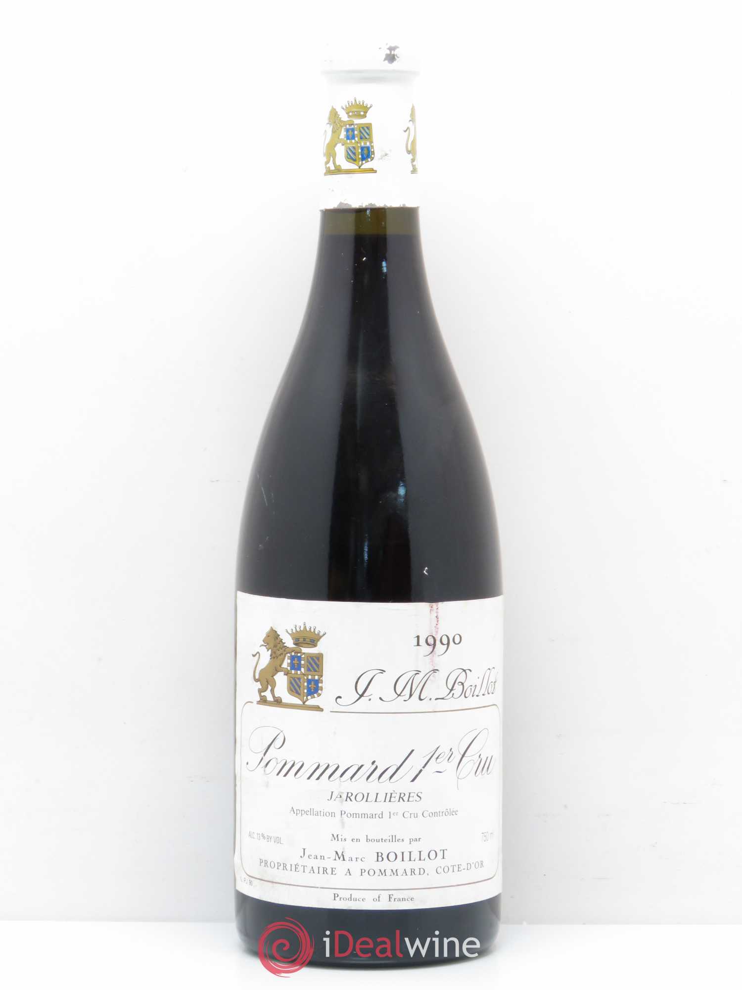 Pommard 1er Cru Jarollières Jean Marc Boillot 1990 - Posten von 1 Flasche - 0