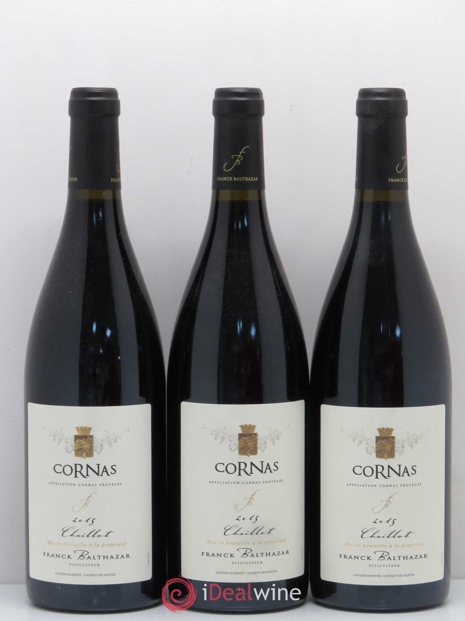Cornas Chaillot Franck Balthazar (Domaine) 2015 - Lot de 3 bouteilles - 0
