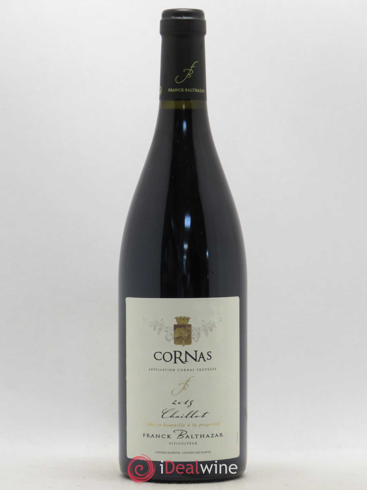 Cornas Chaillot Franck Balthazar (Domaine) (sans prix de réserve) 2015 - Lot de 1 bouteille - 0