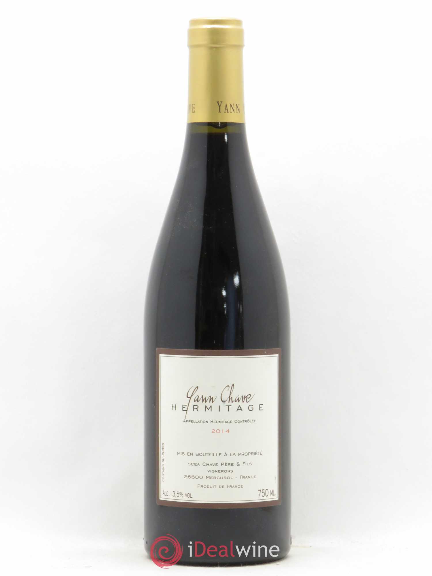 Hermitage Yann Chave 2014 - Lot de 1 bouteille - 0