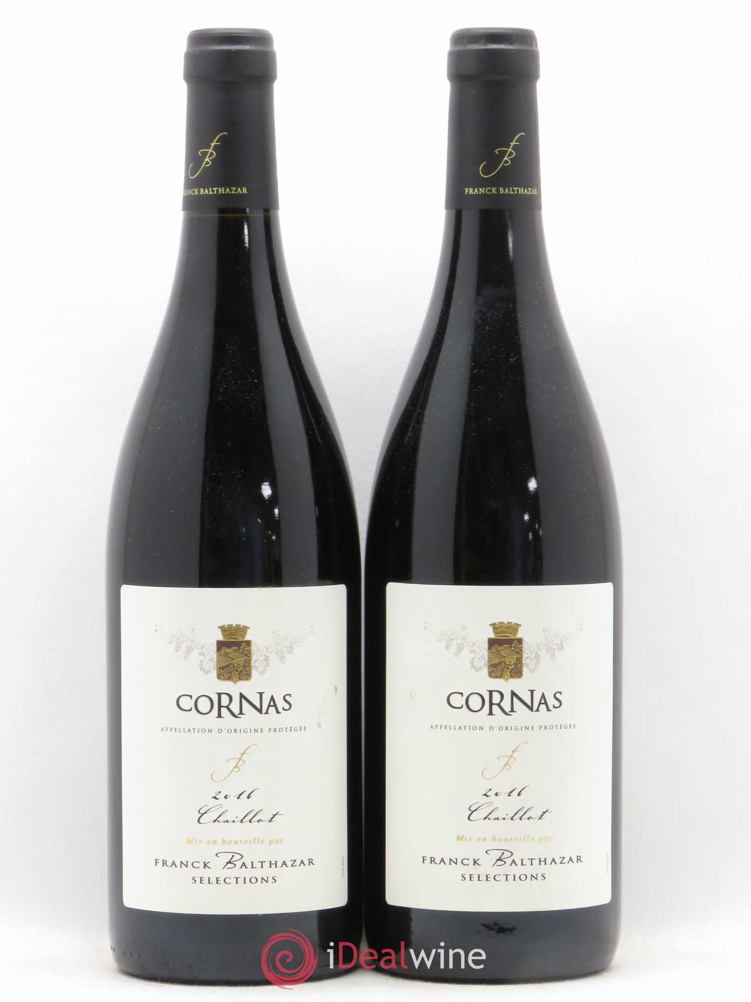 Cornas Chaillot Franck Balthazar (Domaine) 2016 - Lot de 2 bouteilles - 0