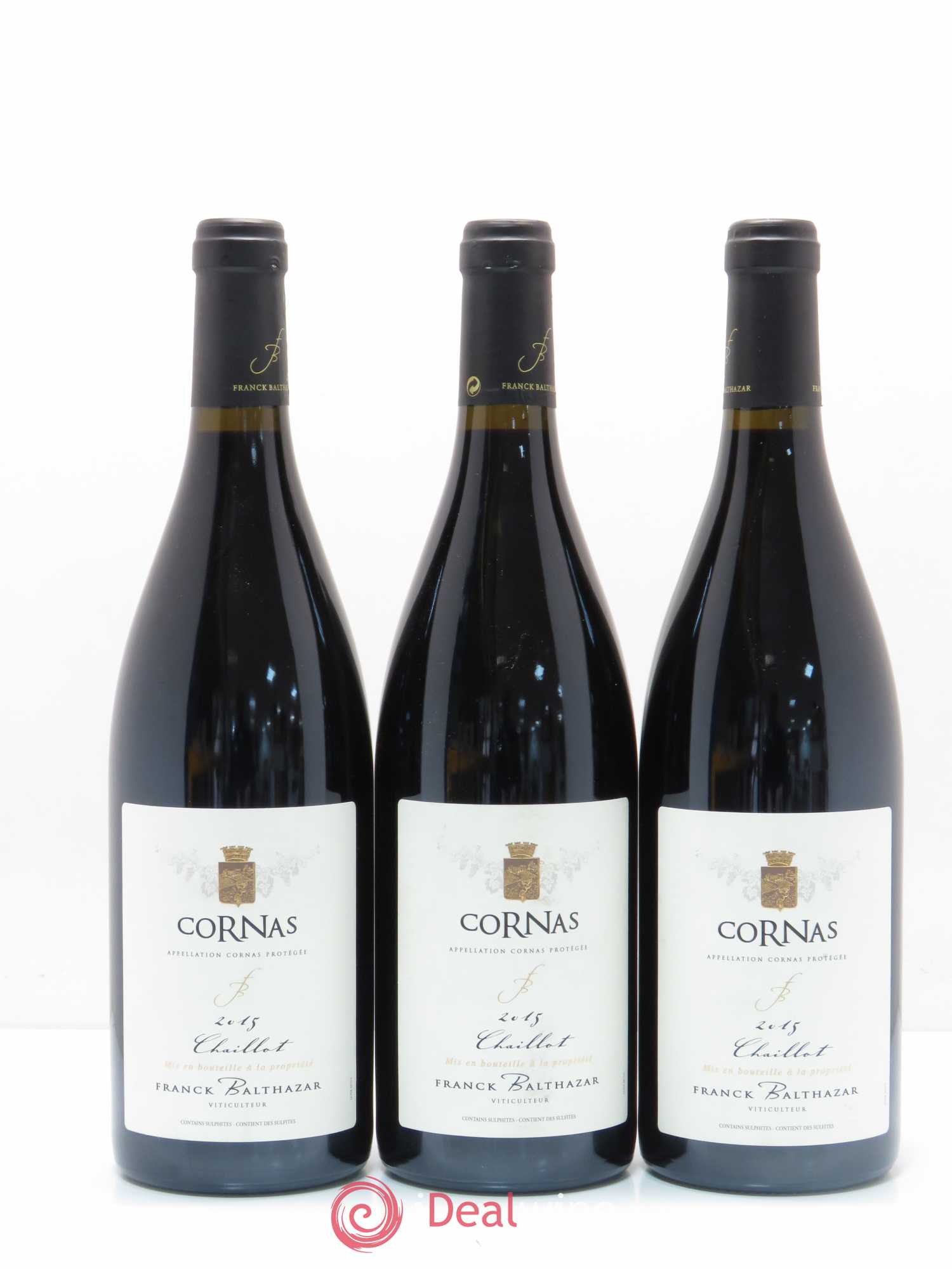 Cornas Chaillot Franck Balthazar (Domaine) 2015 - Lot de 3 bouteilles - 0