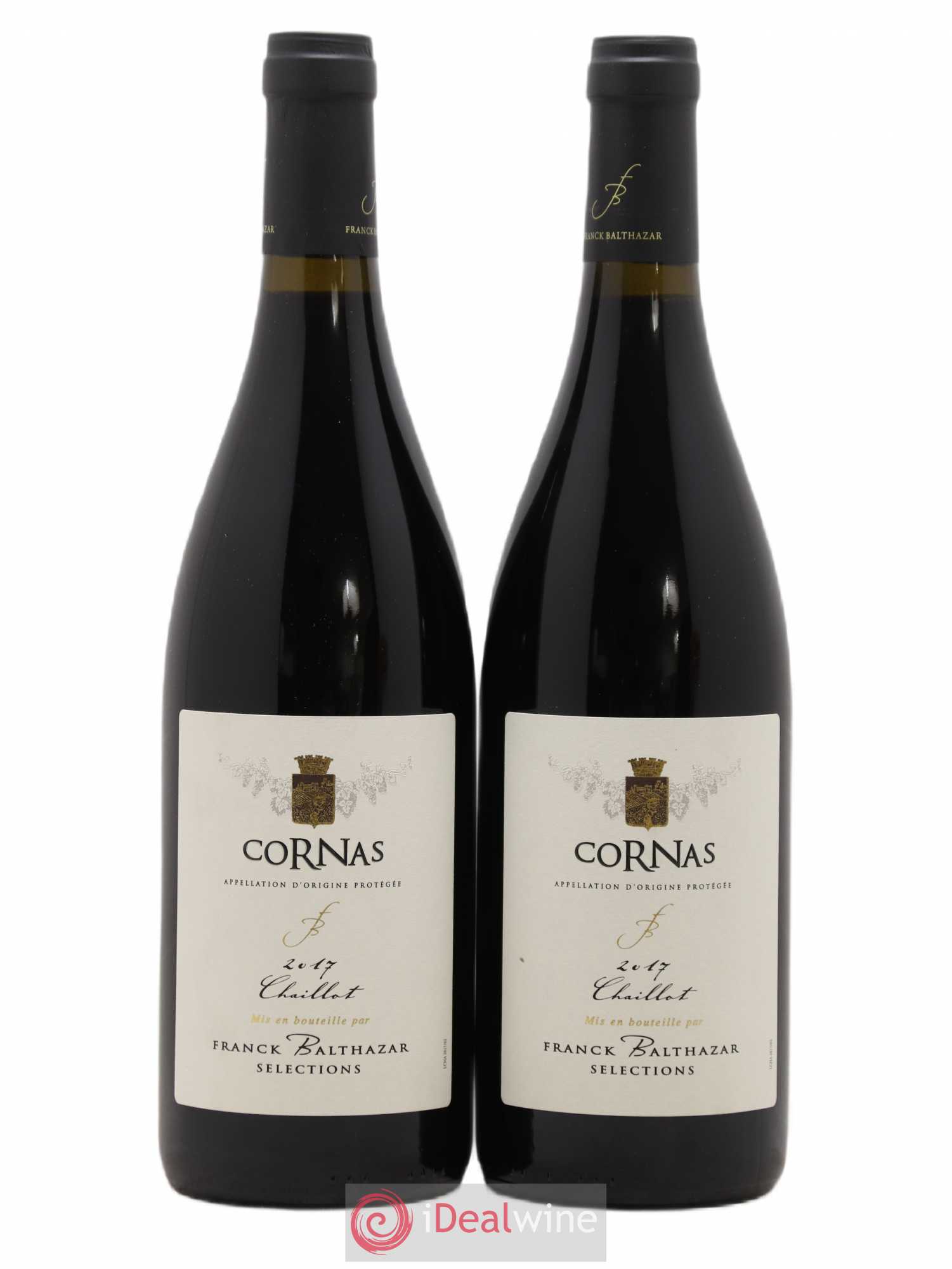 Cornas Chaillot Franck Balthazar (Domaine) (sans prix de réserve) 2017 - Lot de 2 bouteilles - 0
