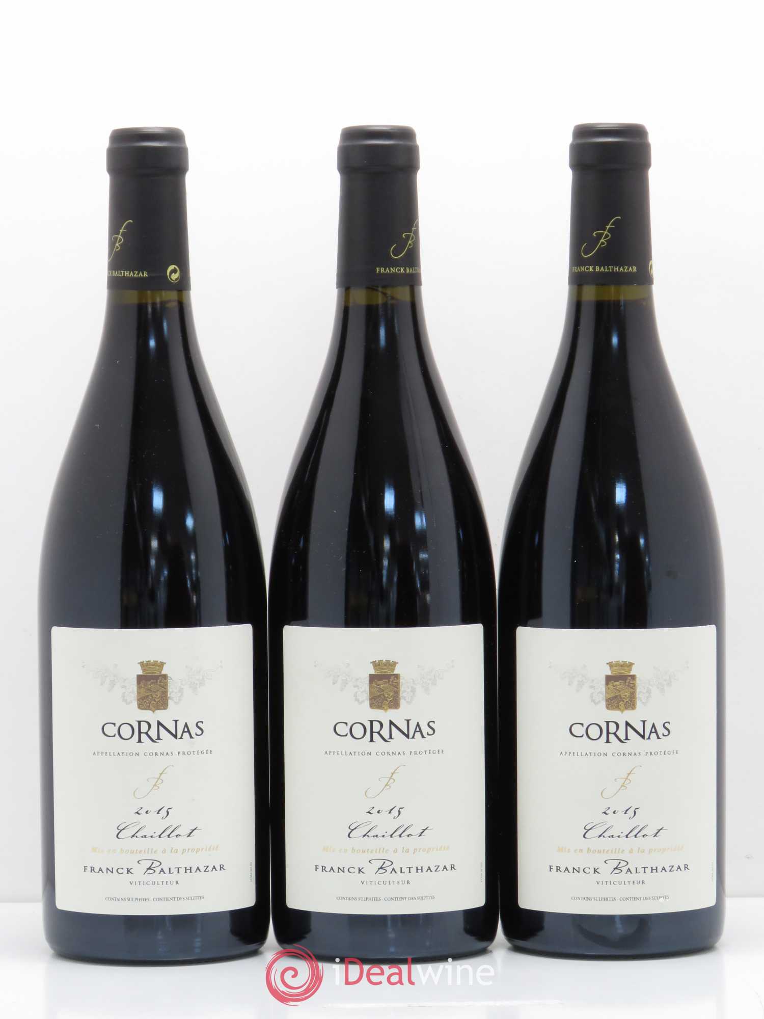 Cornas Chaillot Franck Balthazar (Domaine) 2015 - Lot de 3 bouteilles - 0