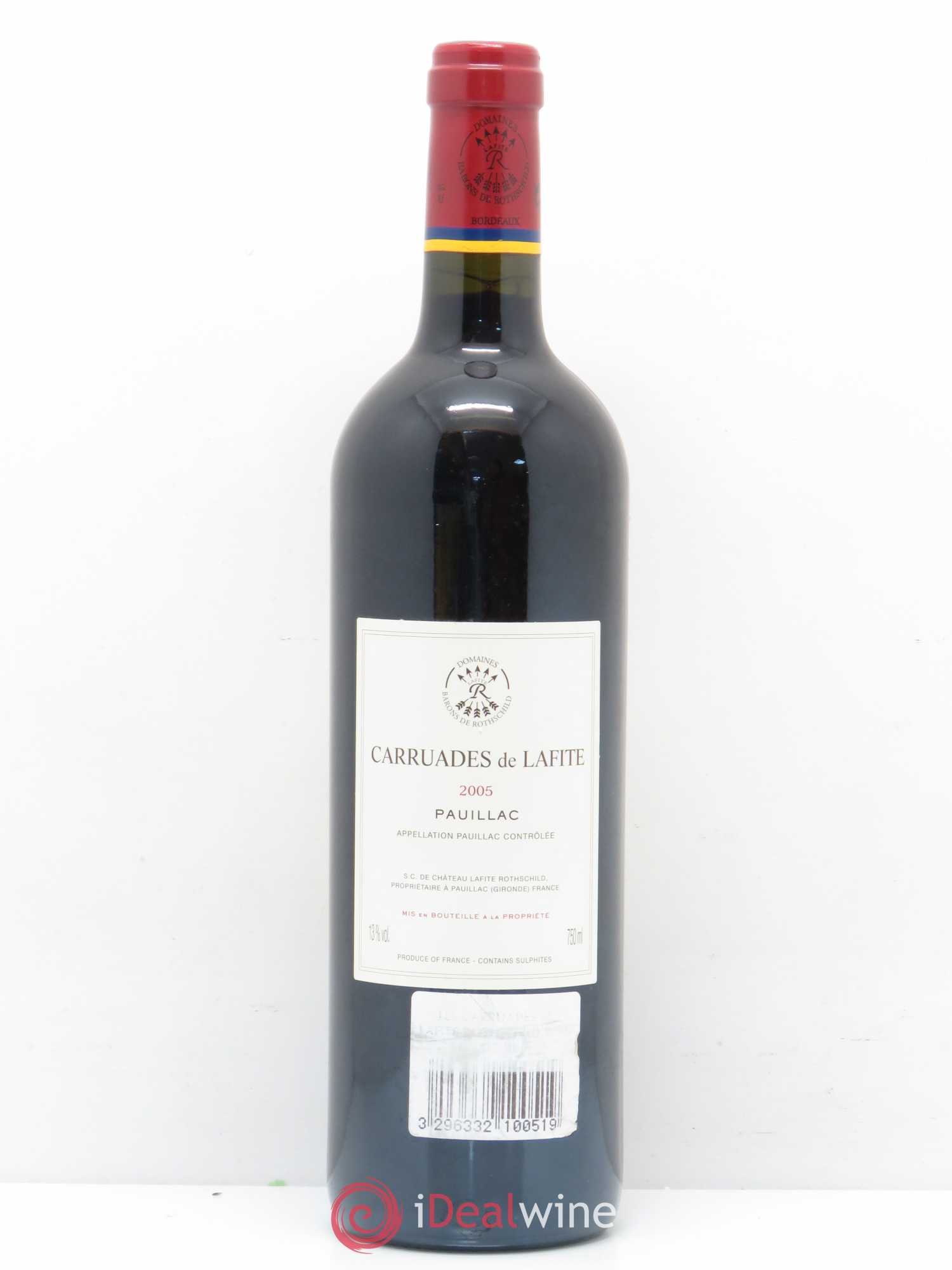 Carruades de Lafite Rothschild Second Vin 2005 - Lot de 1 bouteille - 1
