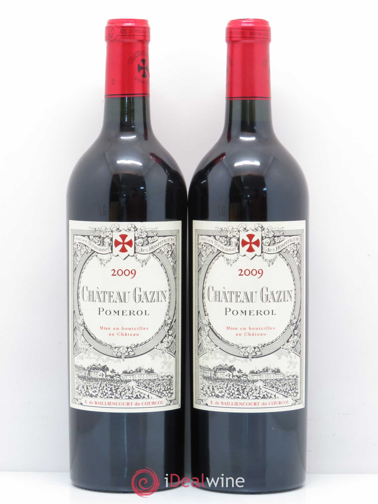 Château Gazin 2009 - Lot de 2 bouteilles - 0