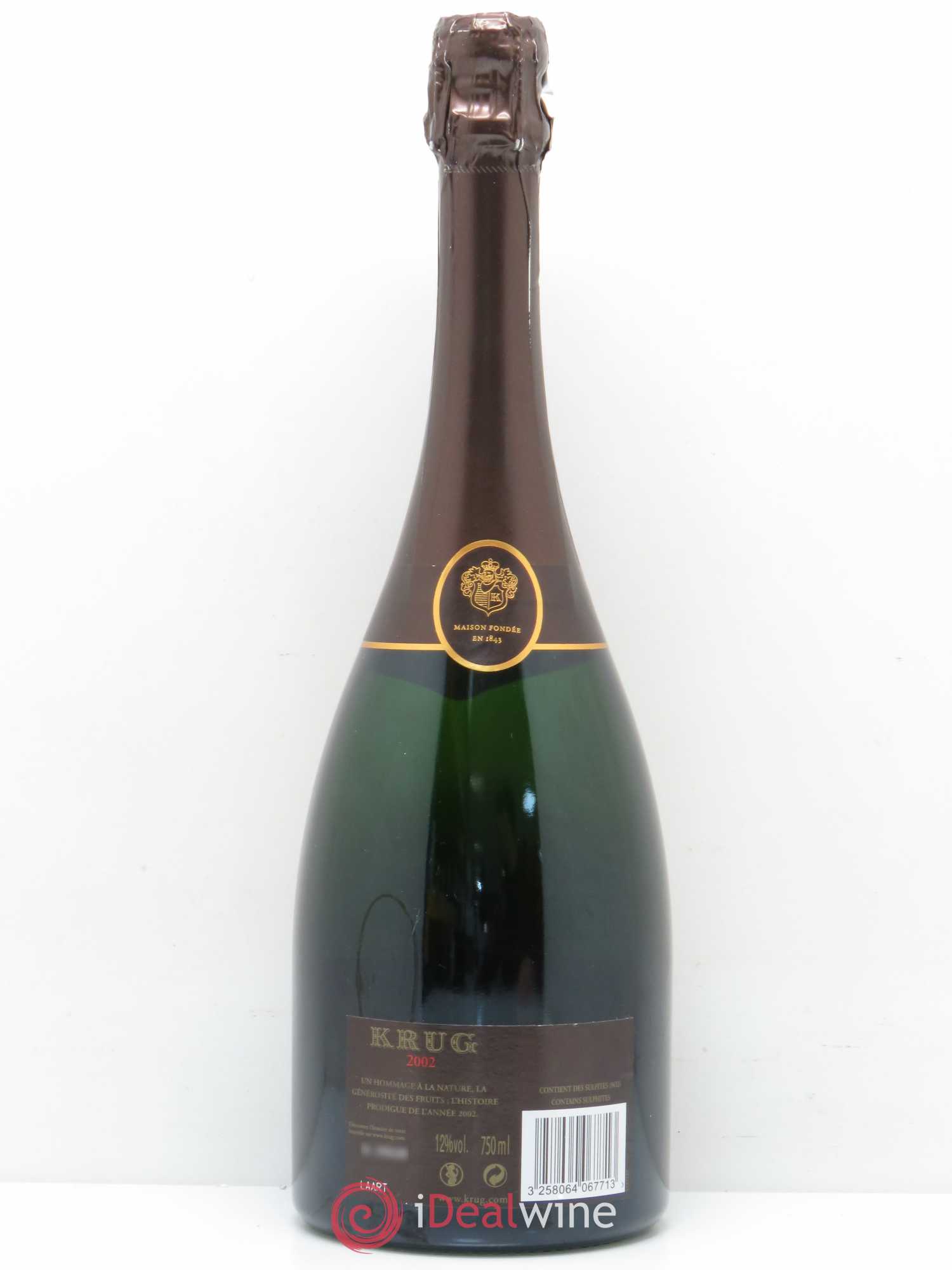 Champagne Krug Brut Millésimé 2002 - Lot of 1 bottle - 1
