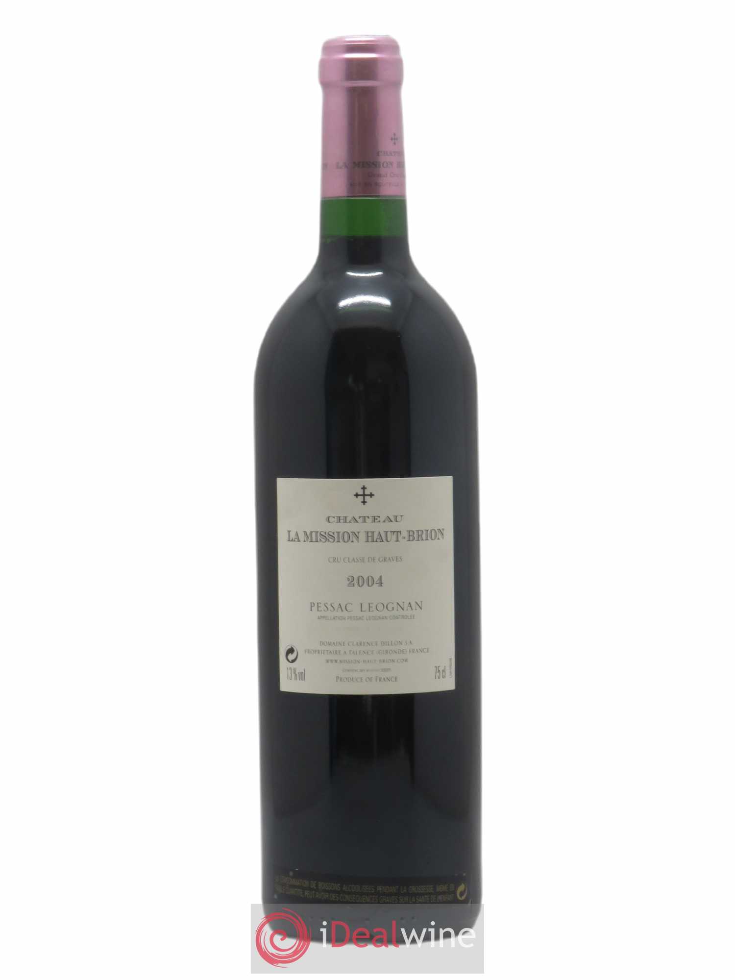 Château la Mission Haut-Brion Cru Classé de Graves 2004 - Lot de 1 bouteille - 1