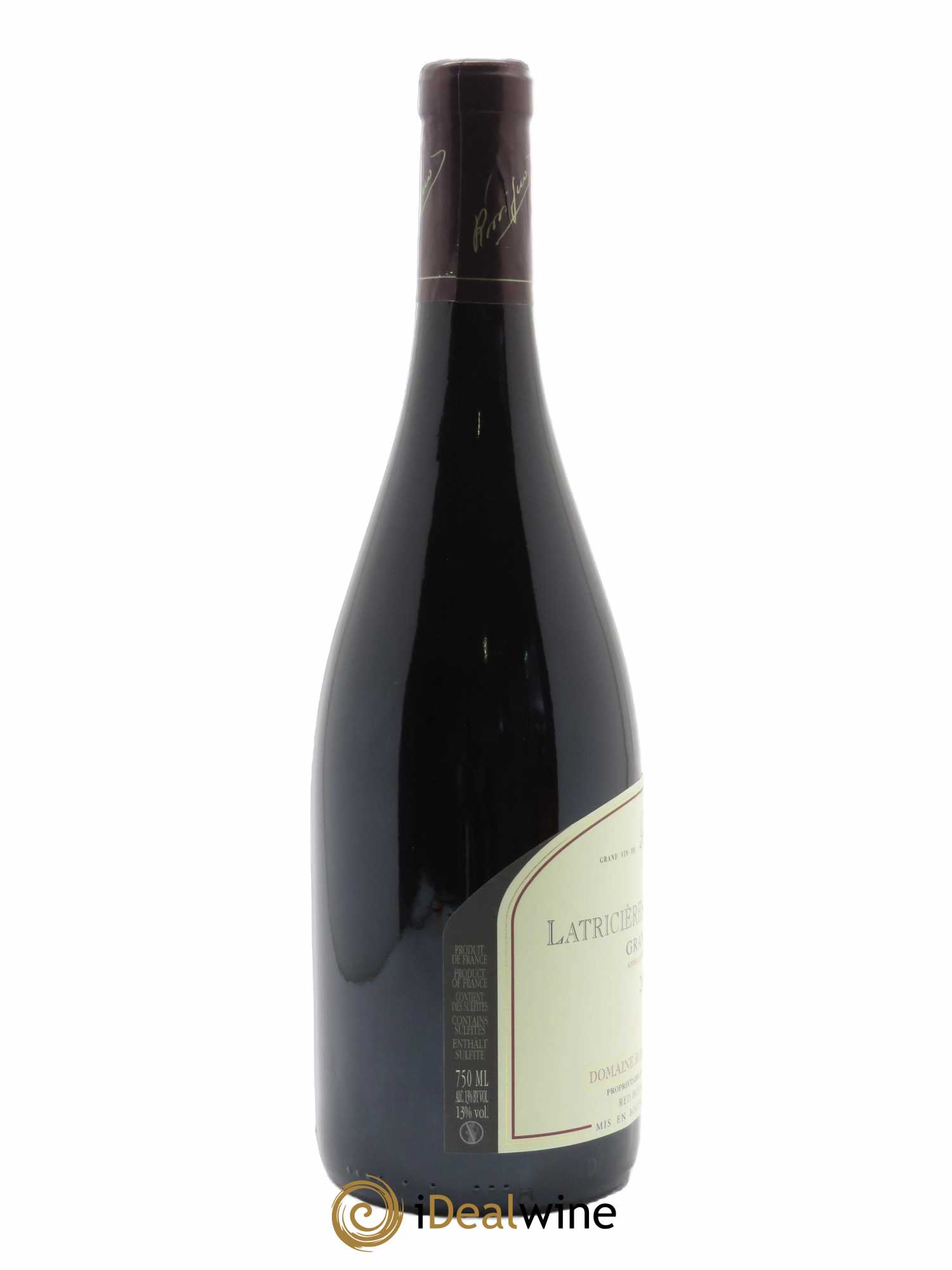 Latricières-Chambertin Grand Cru Rossignol-Trapet (Domaine) 2020 - Lot de 1 bouteille - 1