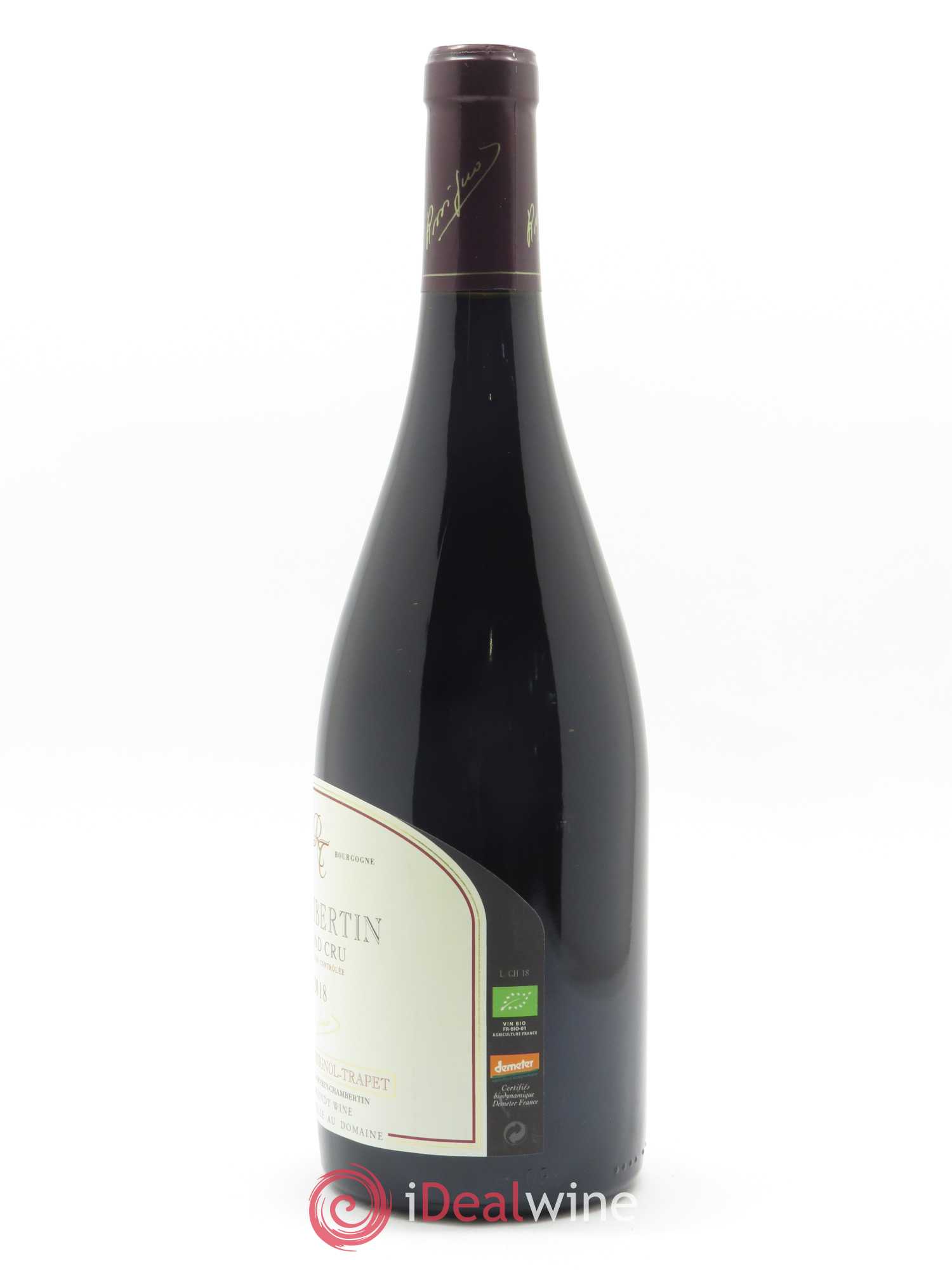 Chambertin Grand Cru Rossignol-Trapet (Domaine) 2018 - Lot de 1 bouteille - 1