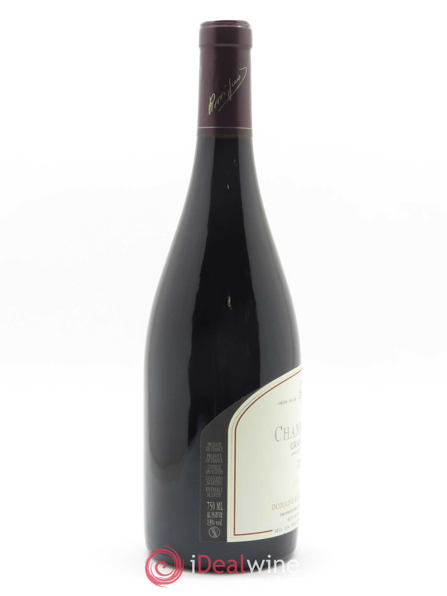 Chambertin Grand Cru Rossignol-Trapet (Domaine) 2018 - Lot de 1 bouteille - 2